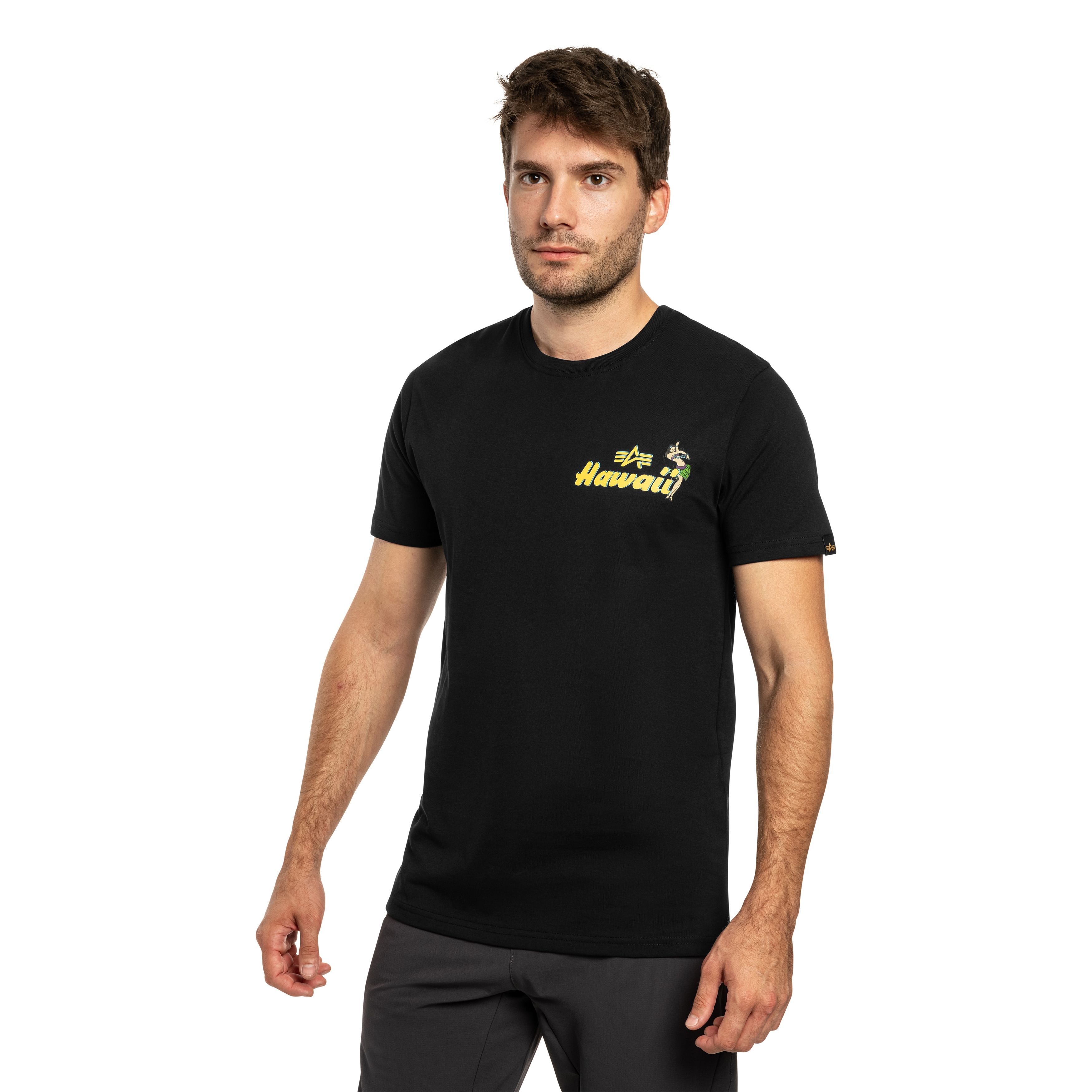 Koszulka T-Shirt Alpha Industries Pearl Harbor Back Print - Black