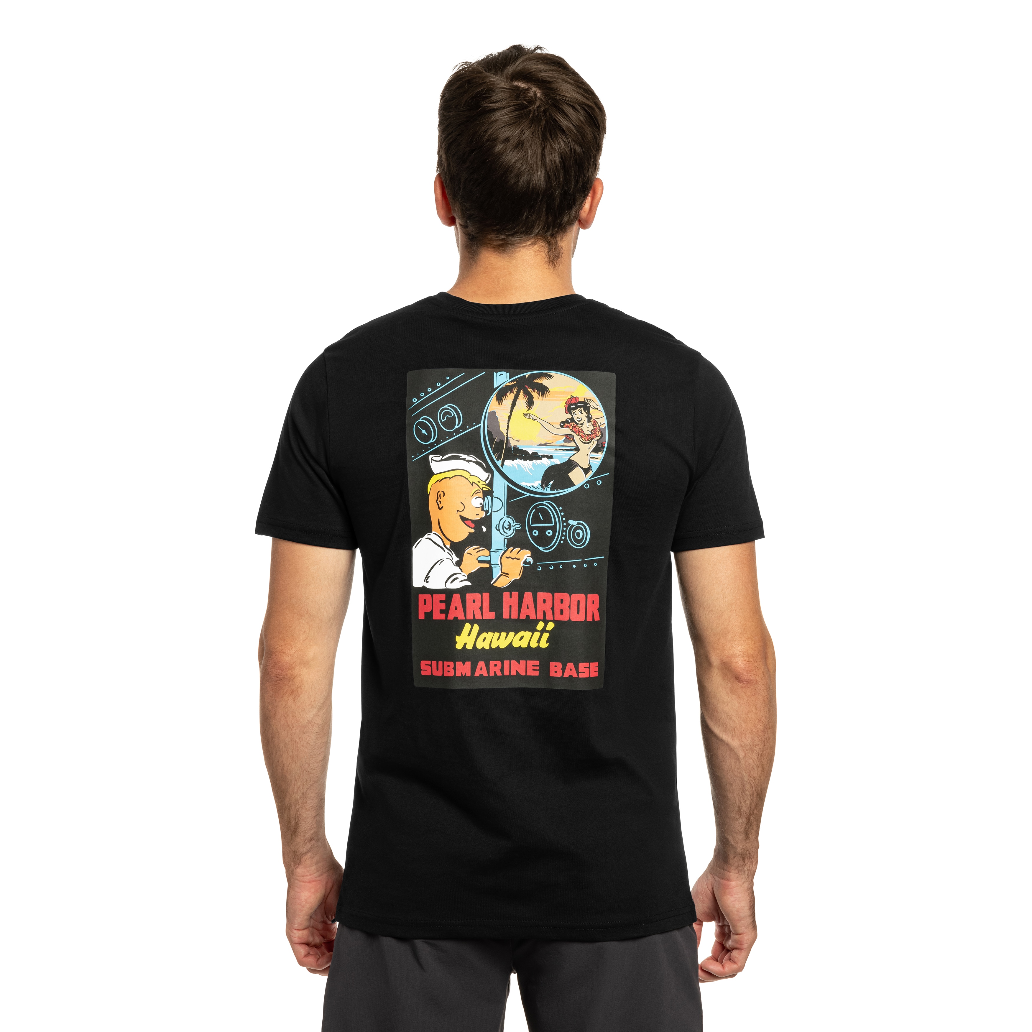 Koszulka T-Shirt Alpha Industries Pearl Harbor Back Print - Black