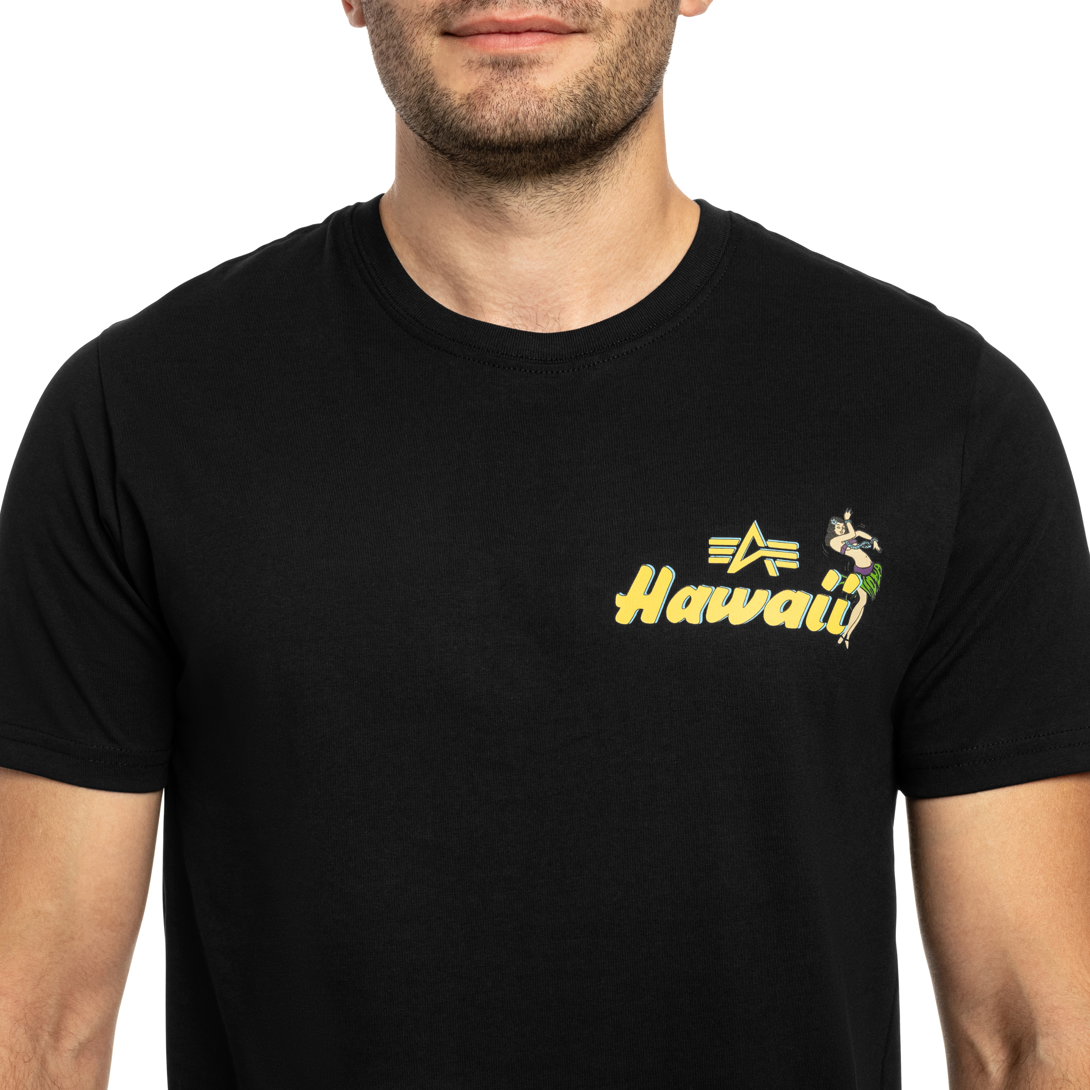 Koszulka T-Shirt Alpha Industries Pearl Harbor Back Print - Black