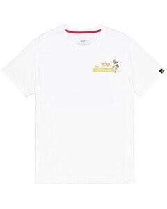 Футболка T-Shirt Alpha Industries Pearl Harbor Back Print - White Футболка T-Shirt Alpha Industries Pearl Harbor Back Print - White