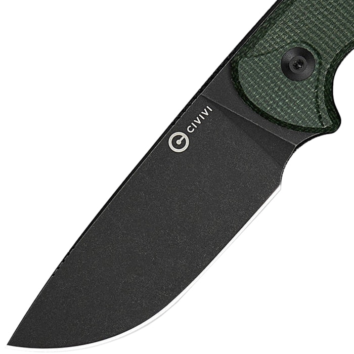 Nóż Civivi Timberbark Canvas Micarta - Black Stonewashed