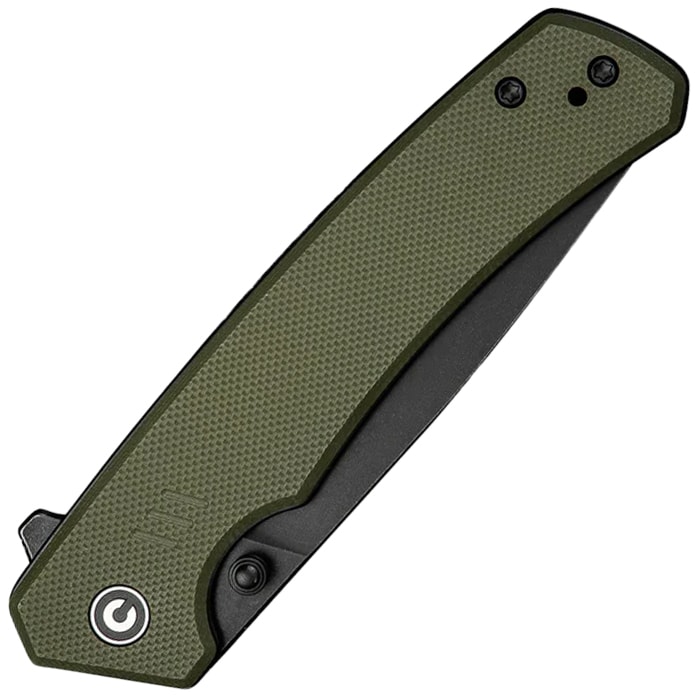 Civivi Merit Black Stonewashed G10 Folding Knife - OD Green