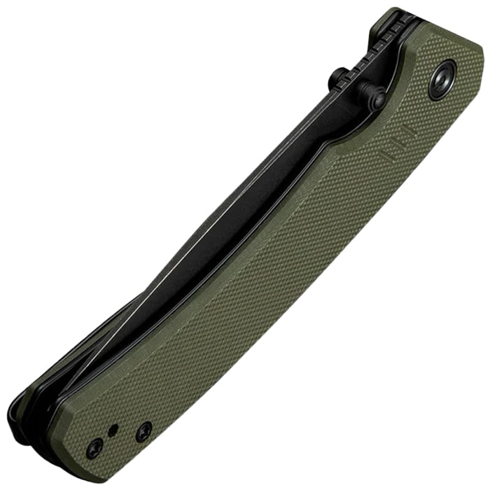 Civivi Merit Black Stonewashed G10 Folding Knife - OD Green