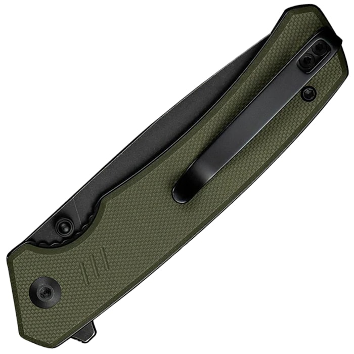Civivi Merit Black Stonewashed G10 Folding Knife - OD Green