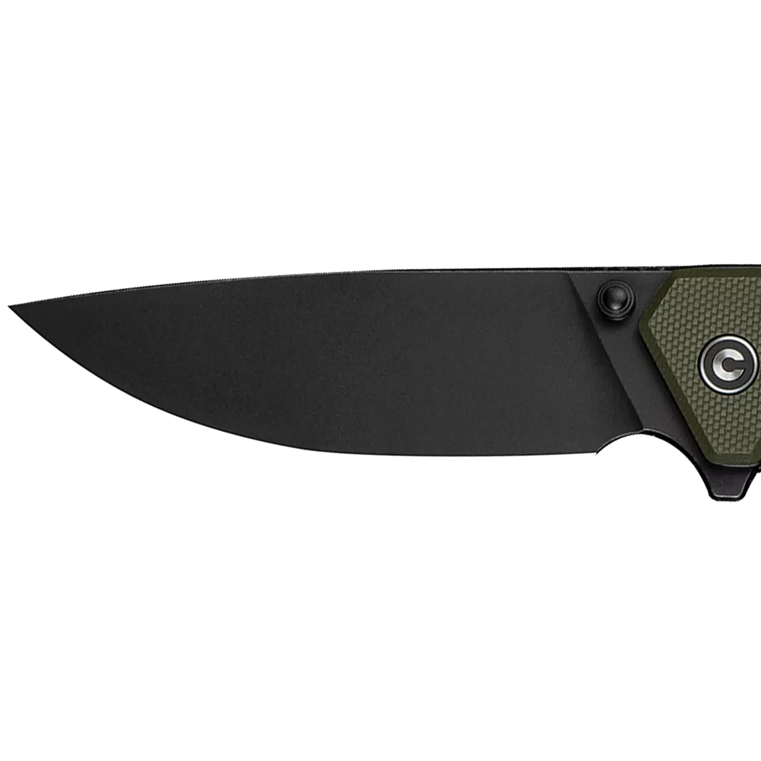 Civivi Merit Black Stonewashed G10 Folding Knife - OD Green