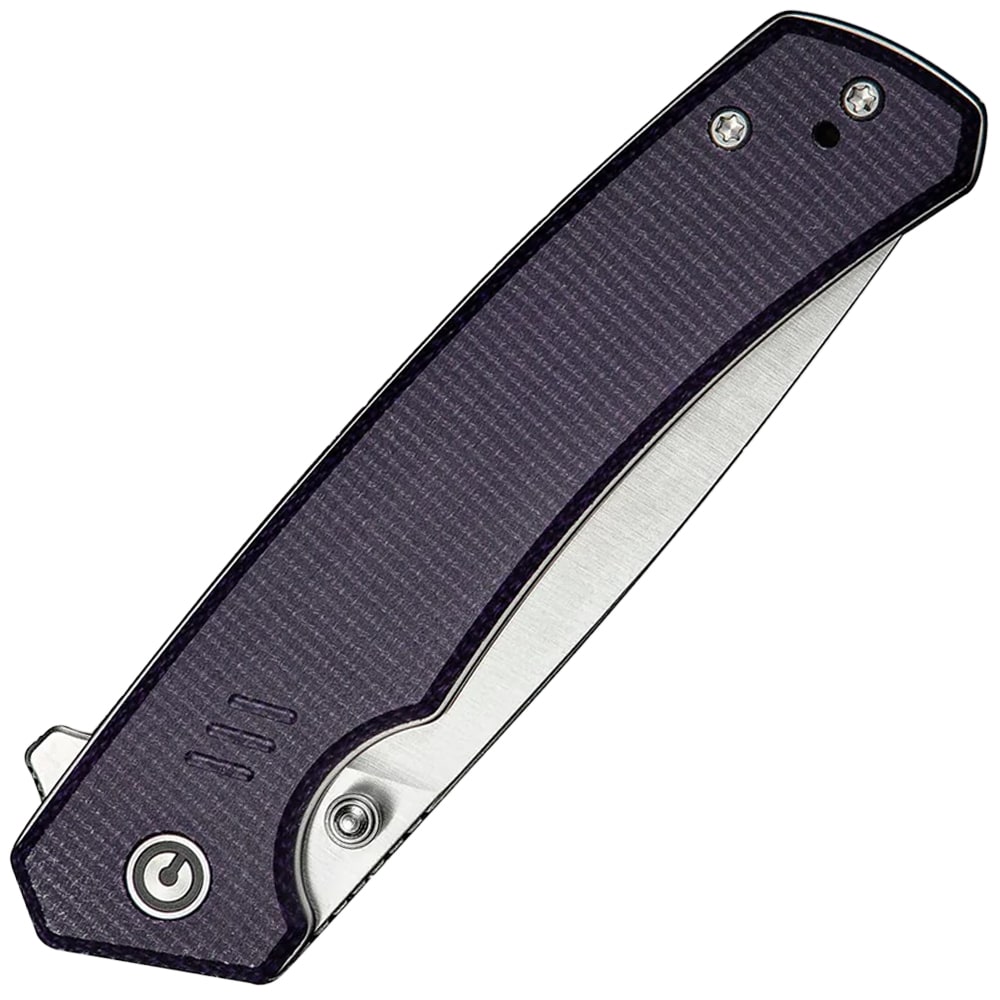 Civivi Merit Folding Knife - Satin/Purple Canvas Micarta