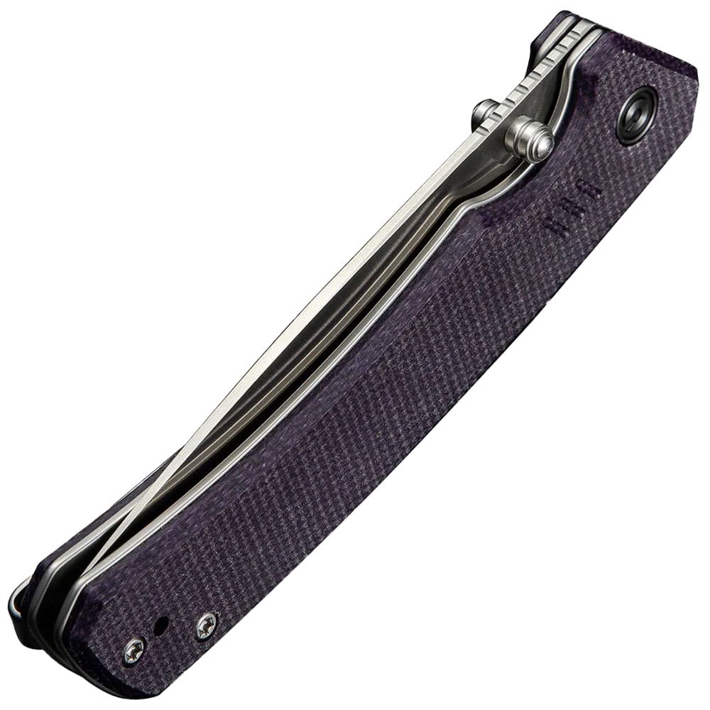 Civivi Merit Folding Knife - Satin/Purple Canvas Micarta