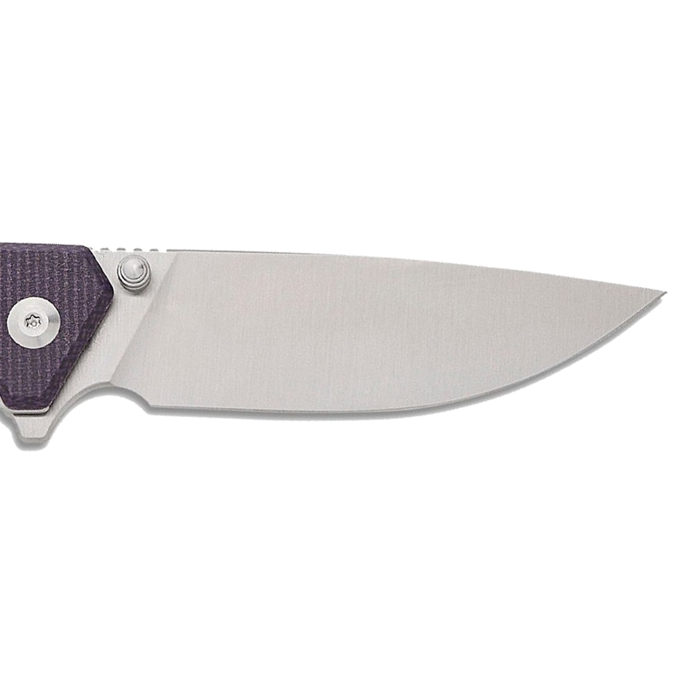 Civivi Merit Folding Knife - Satin/Purple Canvas Micarta