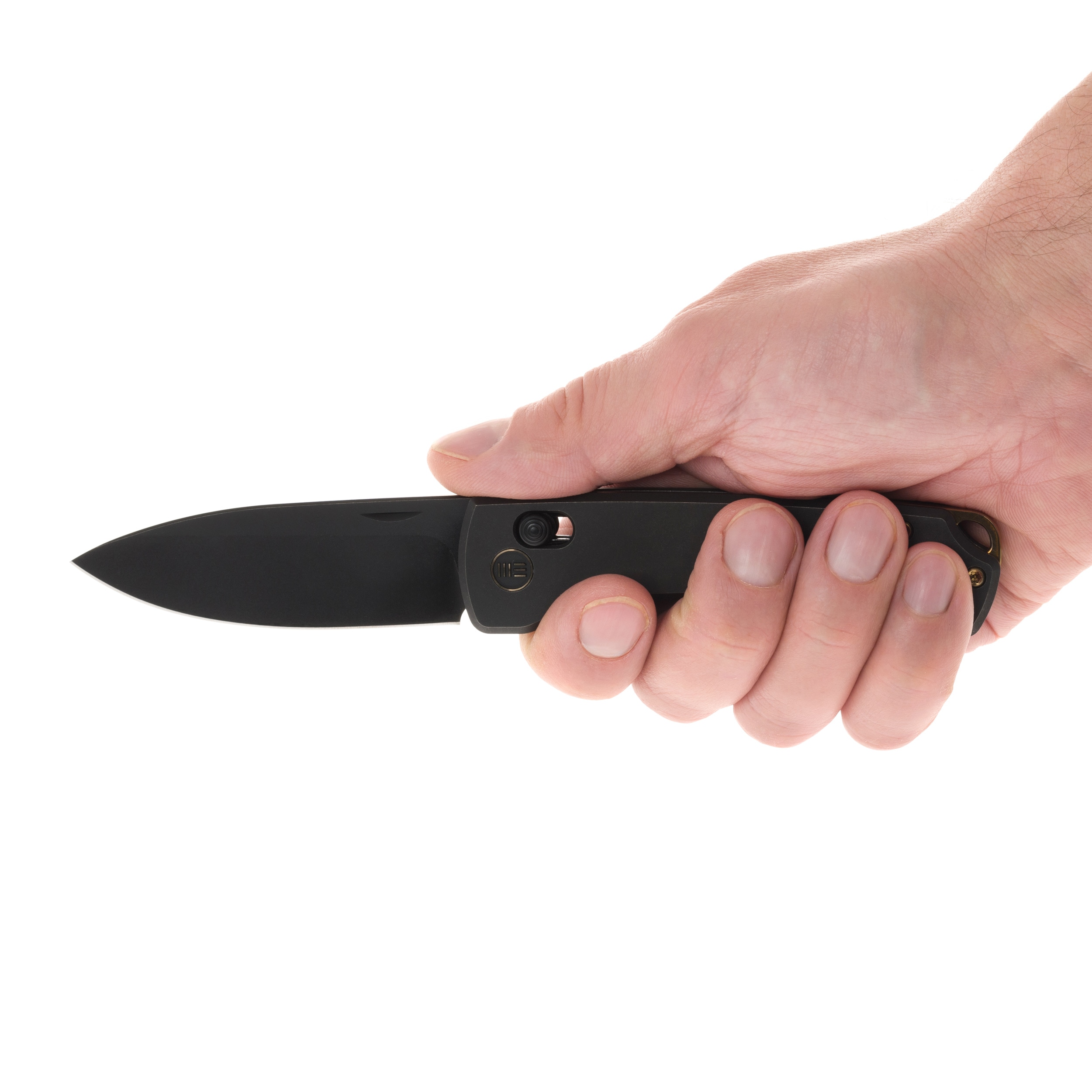 Складаний ніж WE Knife Nightblade Black Titanium Stonewashed - Black
