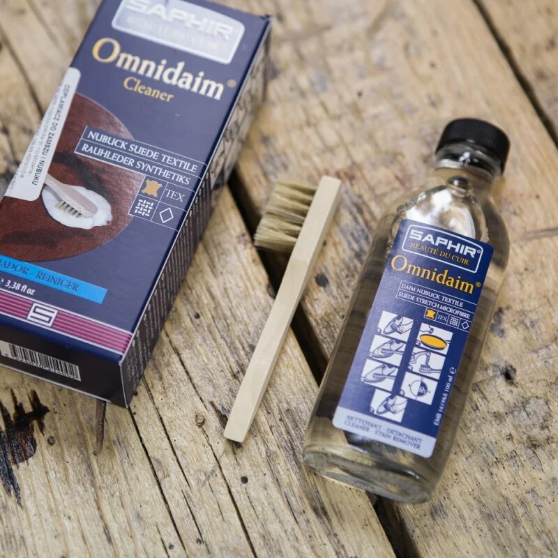 Płyn do czyszczenia zamszu i nubuku Saphir BDC Suede Nubuck Cleaner Omnidaim 100 ml
