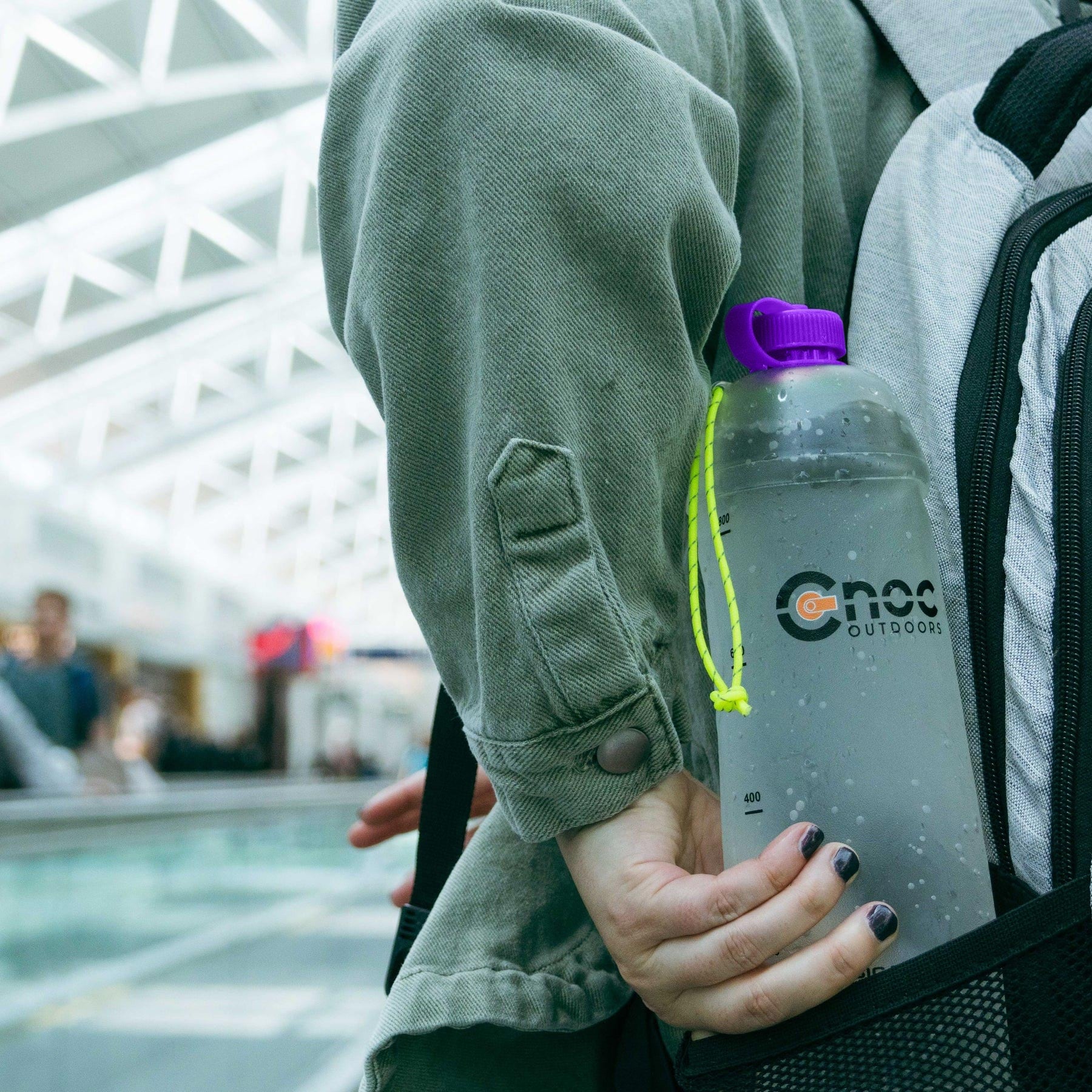 Butelka Cnoc Outdoors Vesica Bottle 28 mm 1 l - Purple