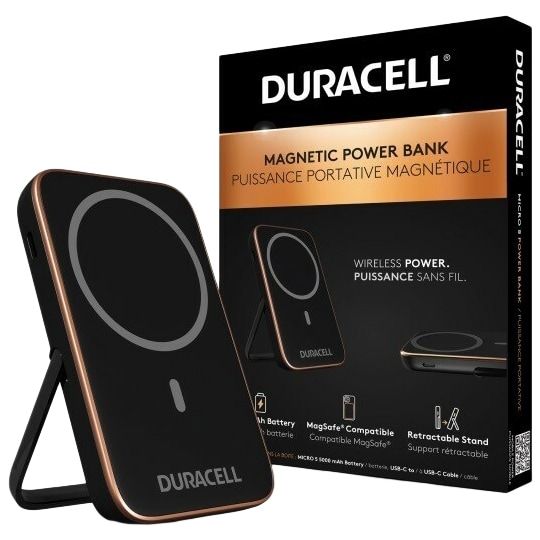 Повербанк Duracell Micro5 Magsafe 5000 mAh - Black