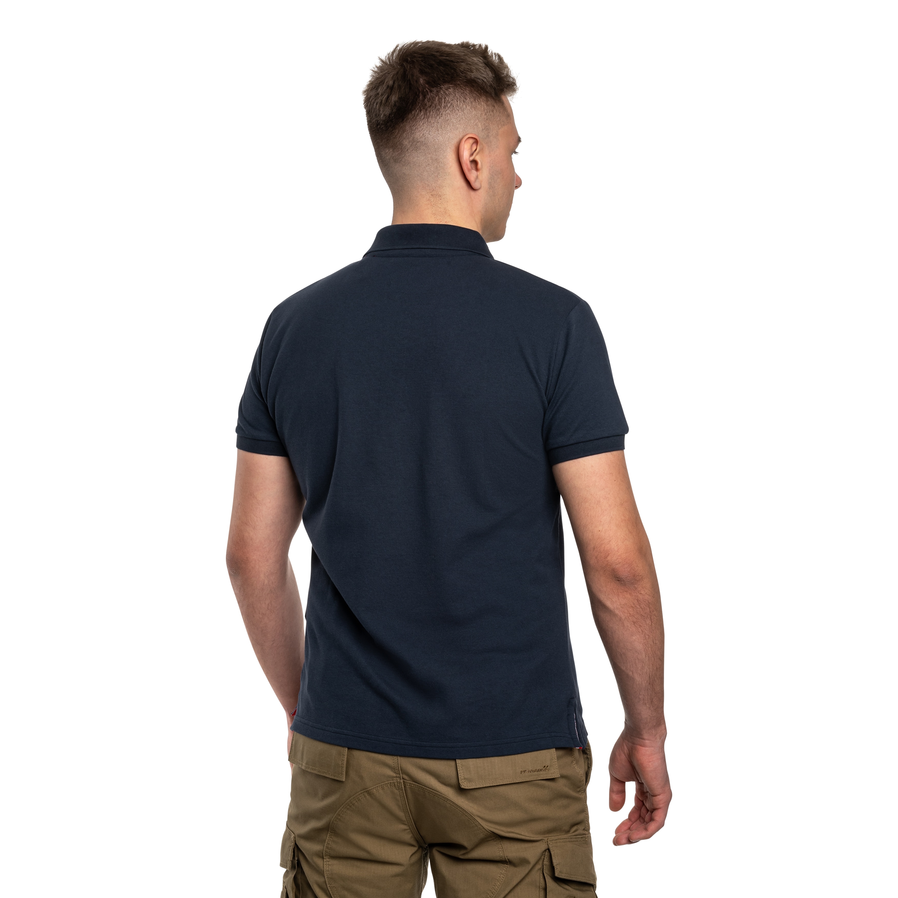 Koszulka Polo Alpha Industries Basic Small Logo - Replica Blue