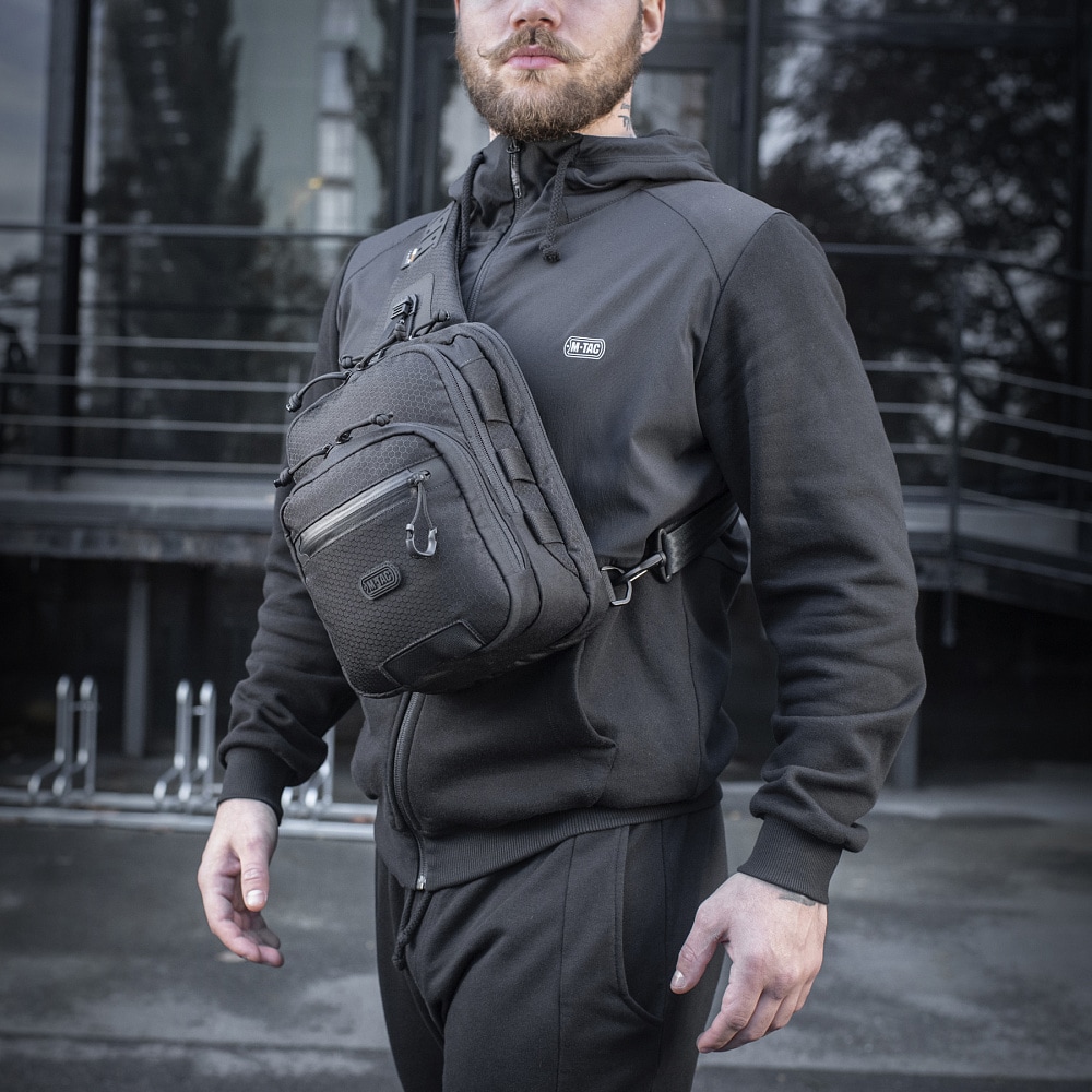 Torba na ramię M-Tac Cross Bag Slim Elite Hex - Black