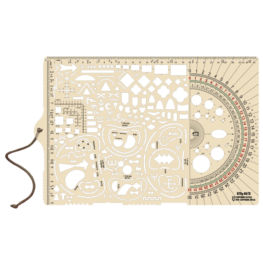 Linijka M-Tac Ecopybook Tactical Big Protractor