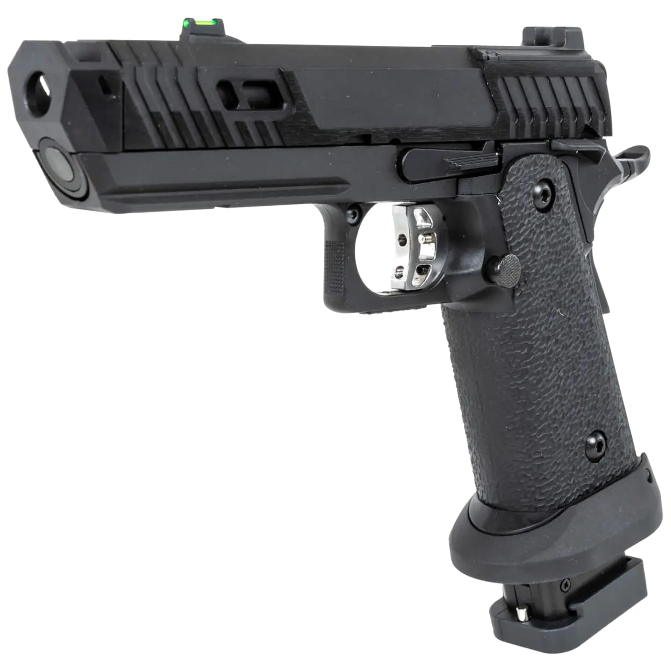 Pistolet ASG GBB SRC Dark Viper Dual Power z magazynkiem CO2 i walizką - Black