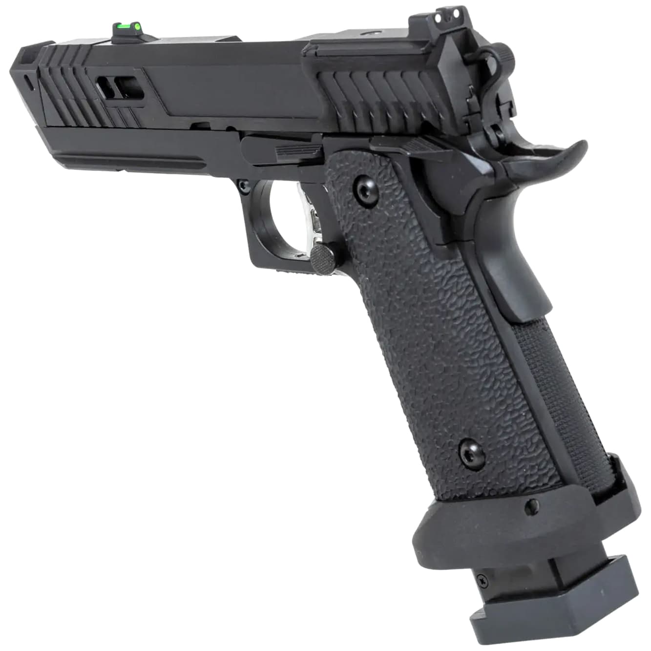 Pistolet ASG GBB SRC Dark Viper Dual Power z magazynkiem CO2 i walizką - Black