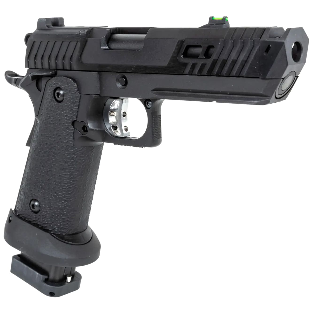 Pistolet ASG GBB SRC Dark Viper Dual Power z magazynkiem CO2 i walizką - Black