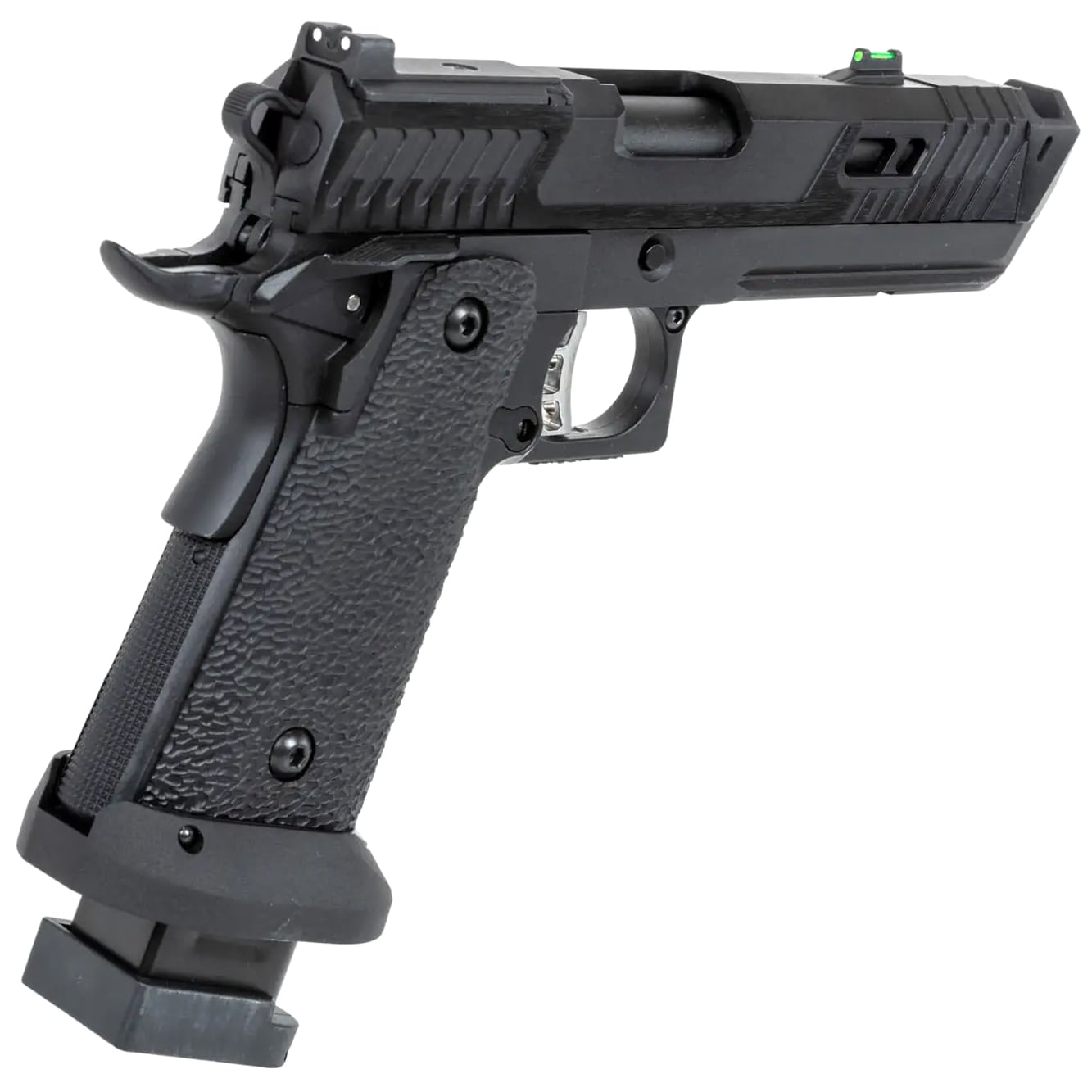 Pistolet ASG GBB SRC Dark Viper Dual Power z magazynkiem CO2 i walizką - Black