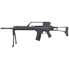 Karabinek szturmowy GBB SRC Dual Power SR36E GB-301 z dwójnogiem i lunetą - Black