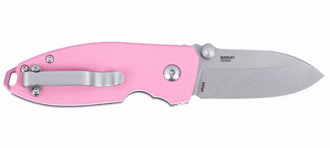 Nóż składany CRKT Squid Button Lock - Rose