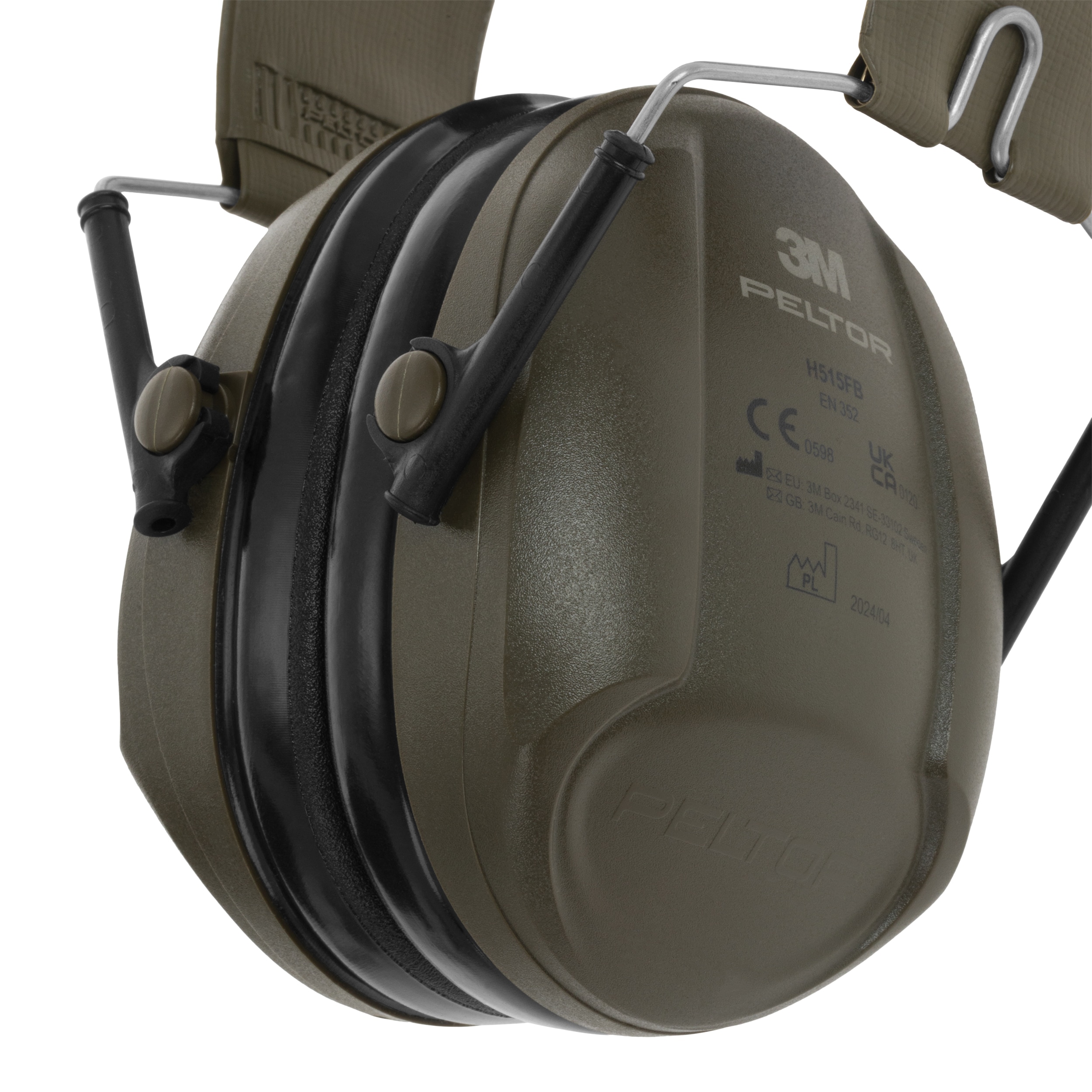 Ochronniki słuchu pasywne 3M Peltor Bull's Eye I V2 - Green