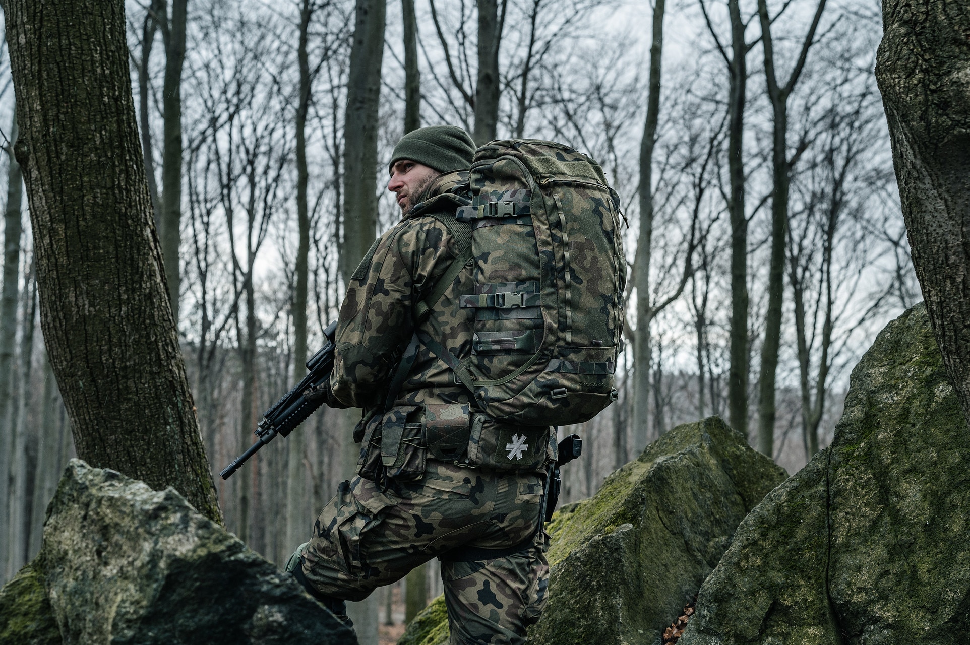 Plecak Wisport Zipper Fox 42 40 l - wz.93 Pantera PL Woodland