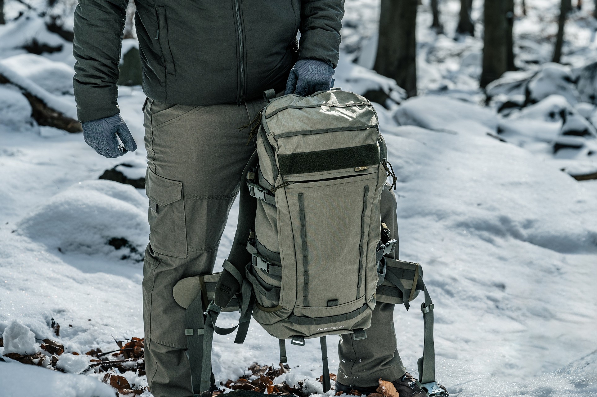 Plecak Wisport Zipper Fox 42 40 l - RAL 7013