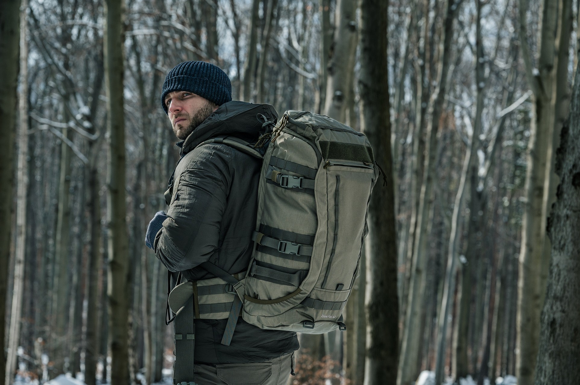 Plecak Wisport Zipper Fox 42 40 l - RAL 7013