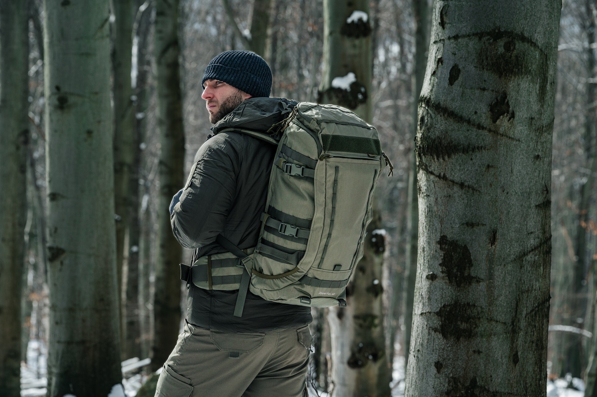 Plecak Wisport Zipper Fox 42 40 l - RAL 7013