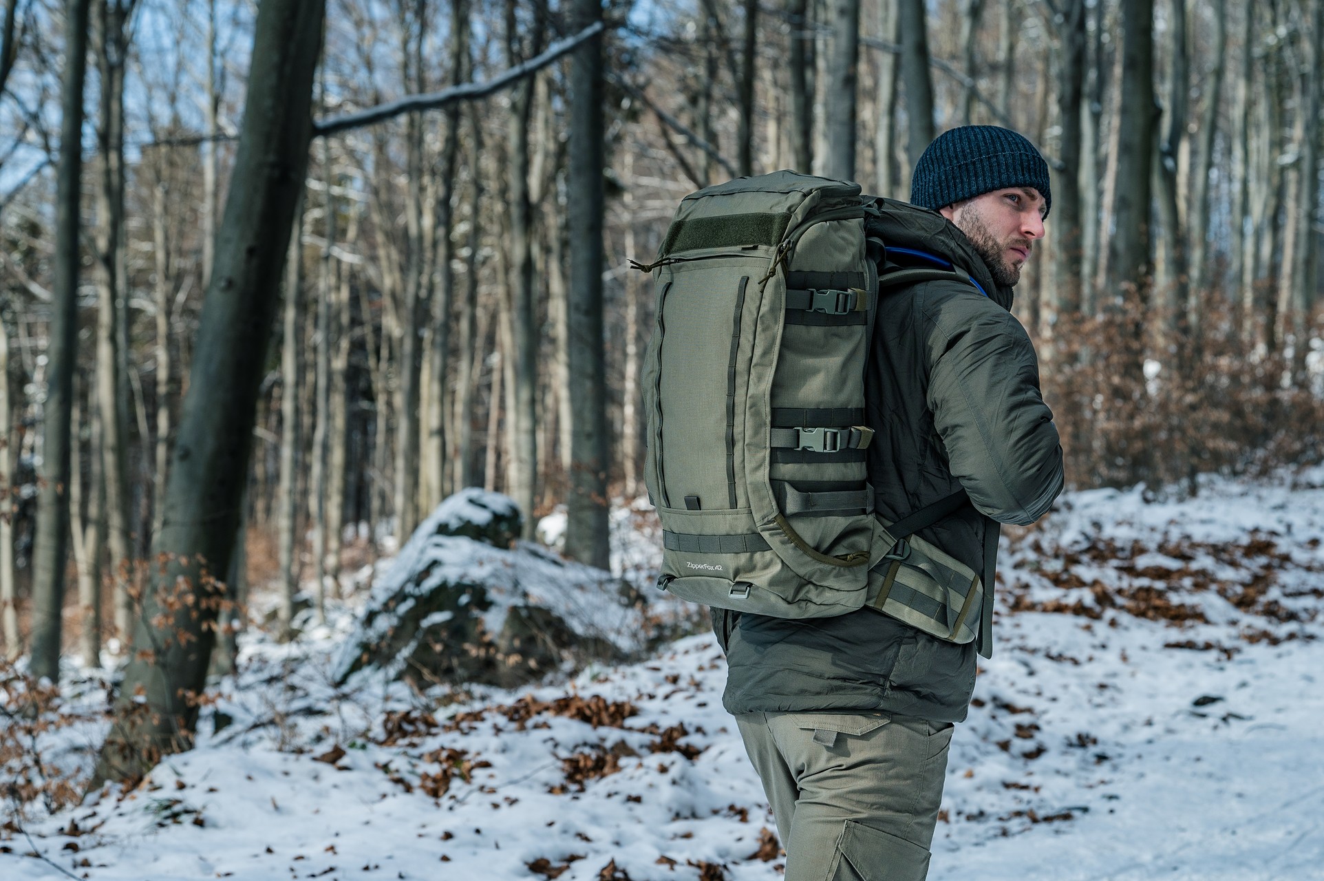 Plecak Wisport Zipper Fox 42 40 l - RAL 7013