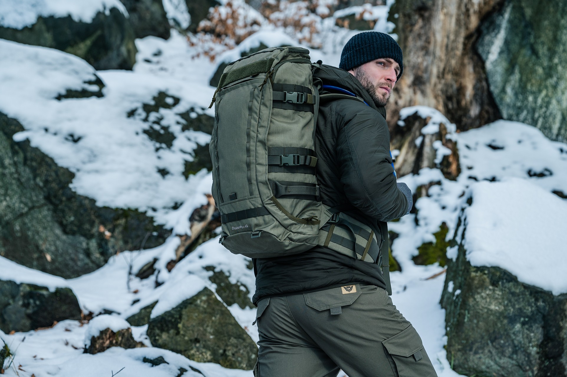 Plecak Wisport Zipper Fox 42 40 l - RAL 7013