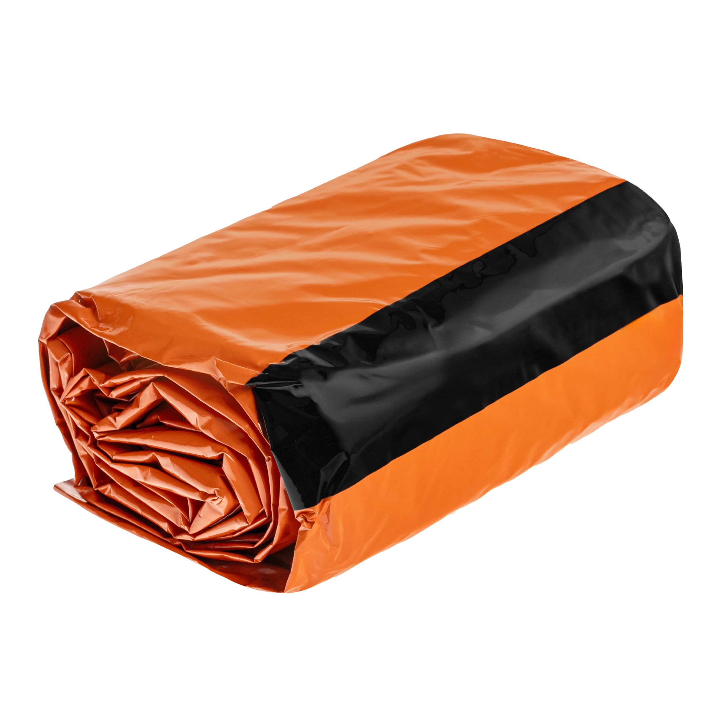 Śpiwór termiczny MFH Fox Outdoor Orange + krzesiwo + podpałki - zestaw