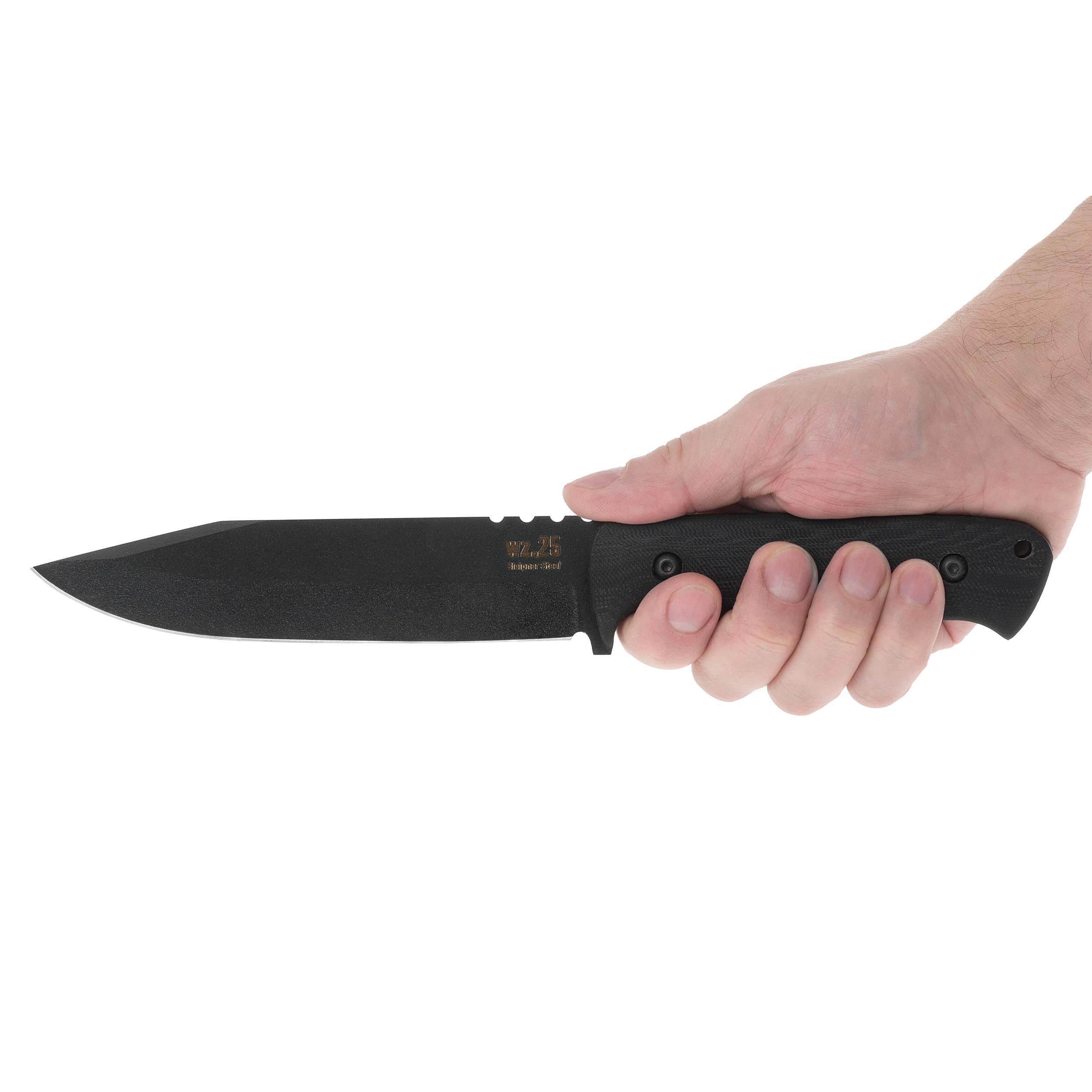Za-Pas WZ.25 Grom Fixed Blade Knife - Black