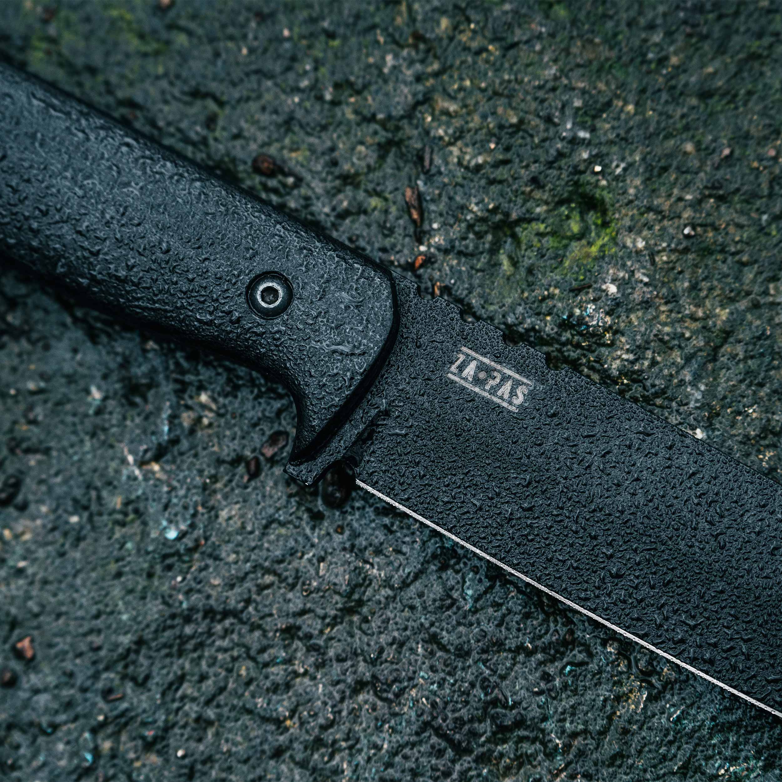 Za-Pas WZ.25 Grom Fixed Blade Knife - Black