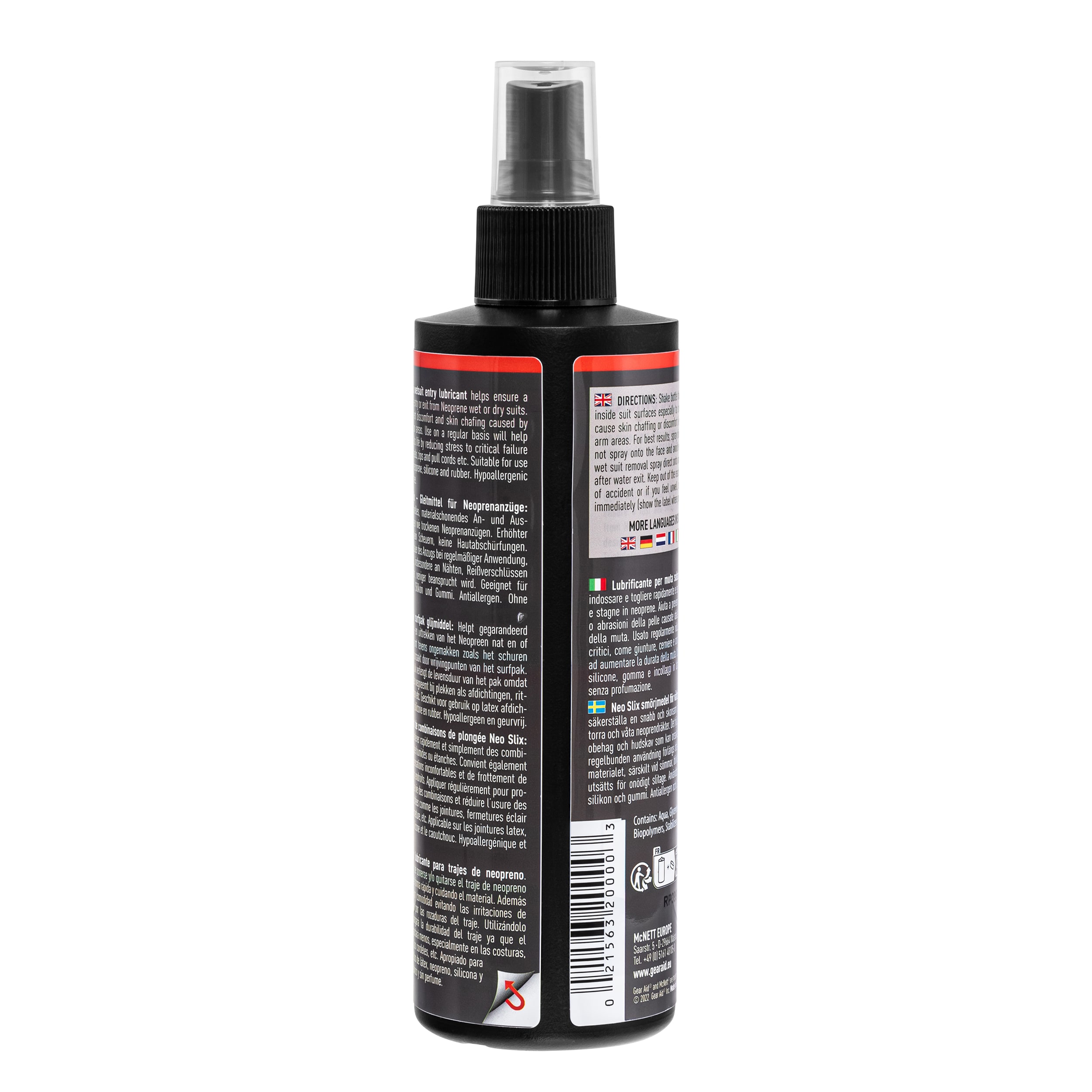 Preparat nawilżający Gear Aid Neo Slix do odzieży neoprenowej - 250 ml