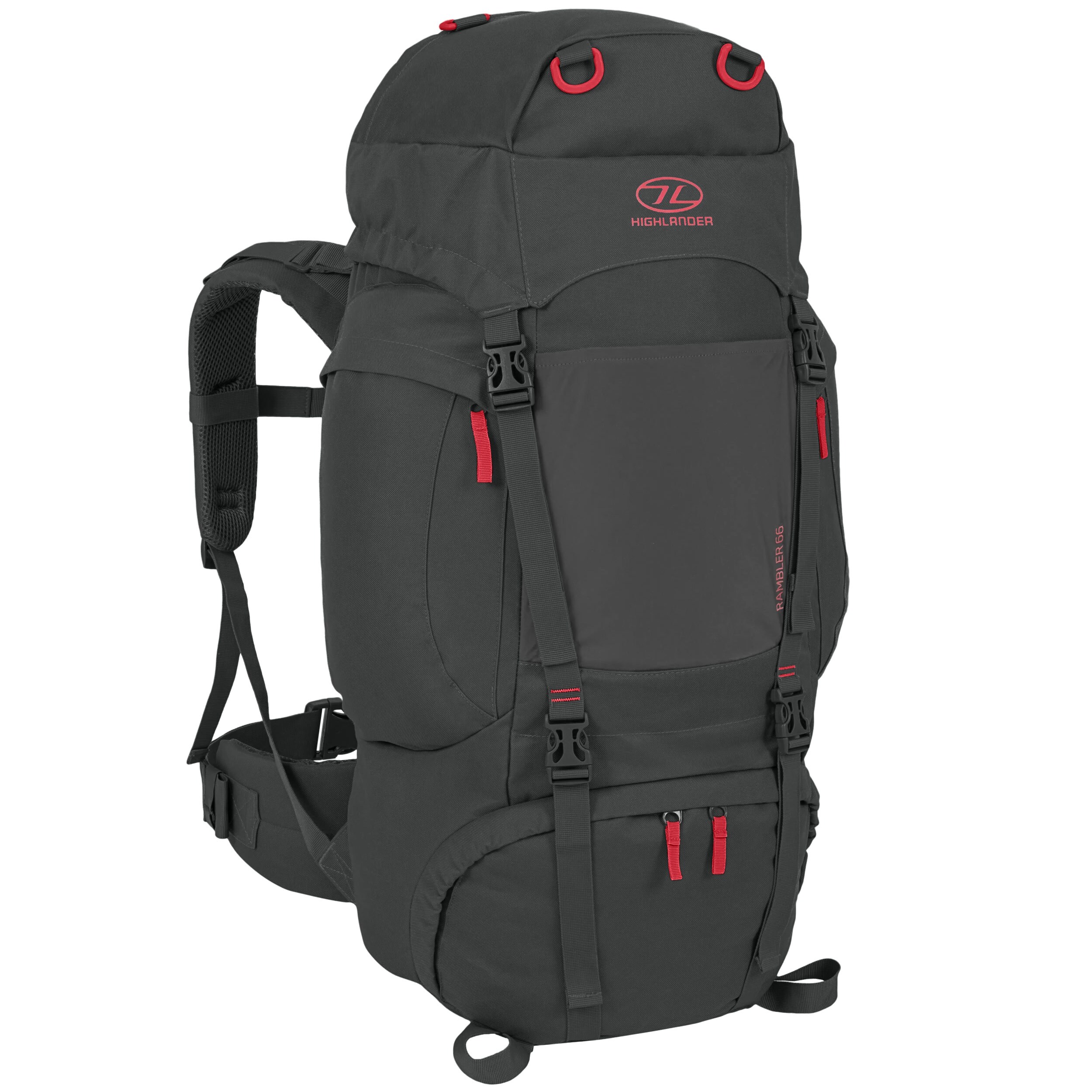 Plecak Highlander Outdoor Rambler 66 l - Charcoal