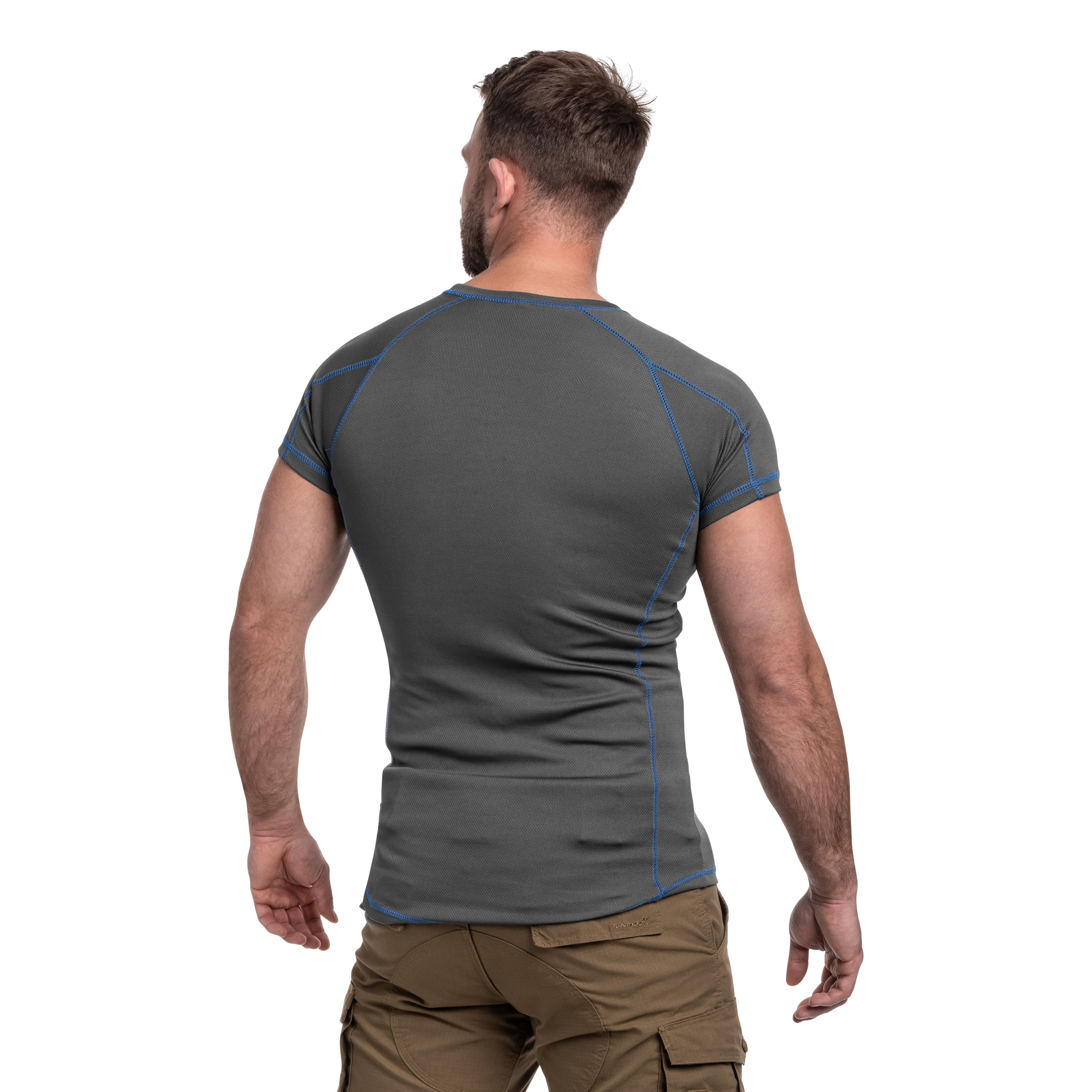 Koszulka termoaktywna Highlander Outdoor Pro 120 Base Layer - Grey