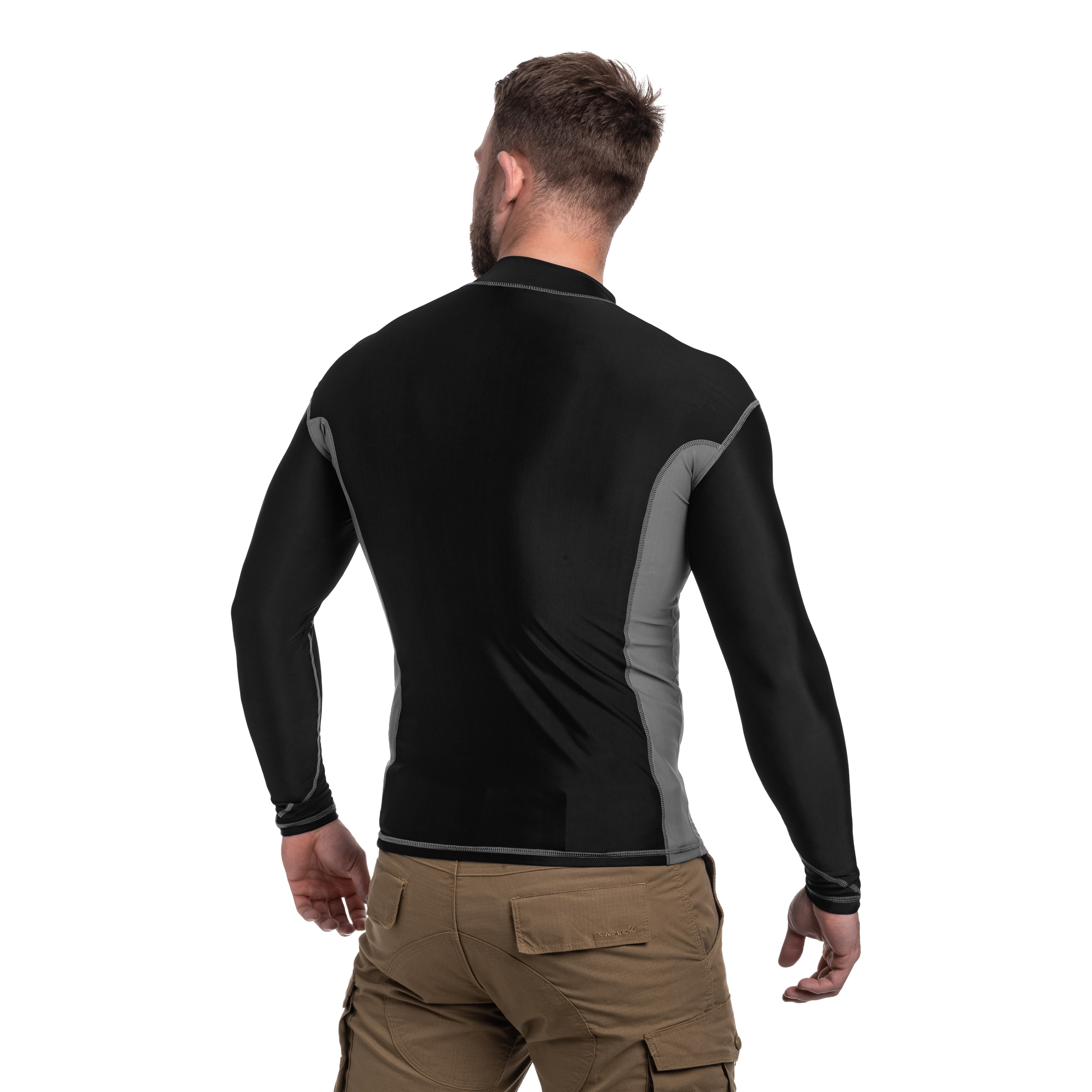 Koszulka termoaktywna Highlander Forces Pro Comp Long Sleeve - Black/Grey