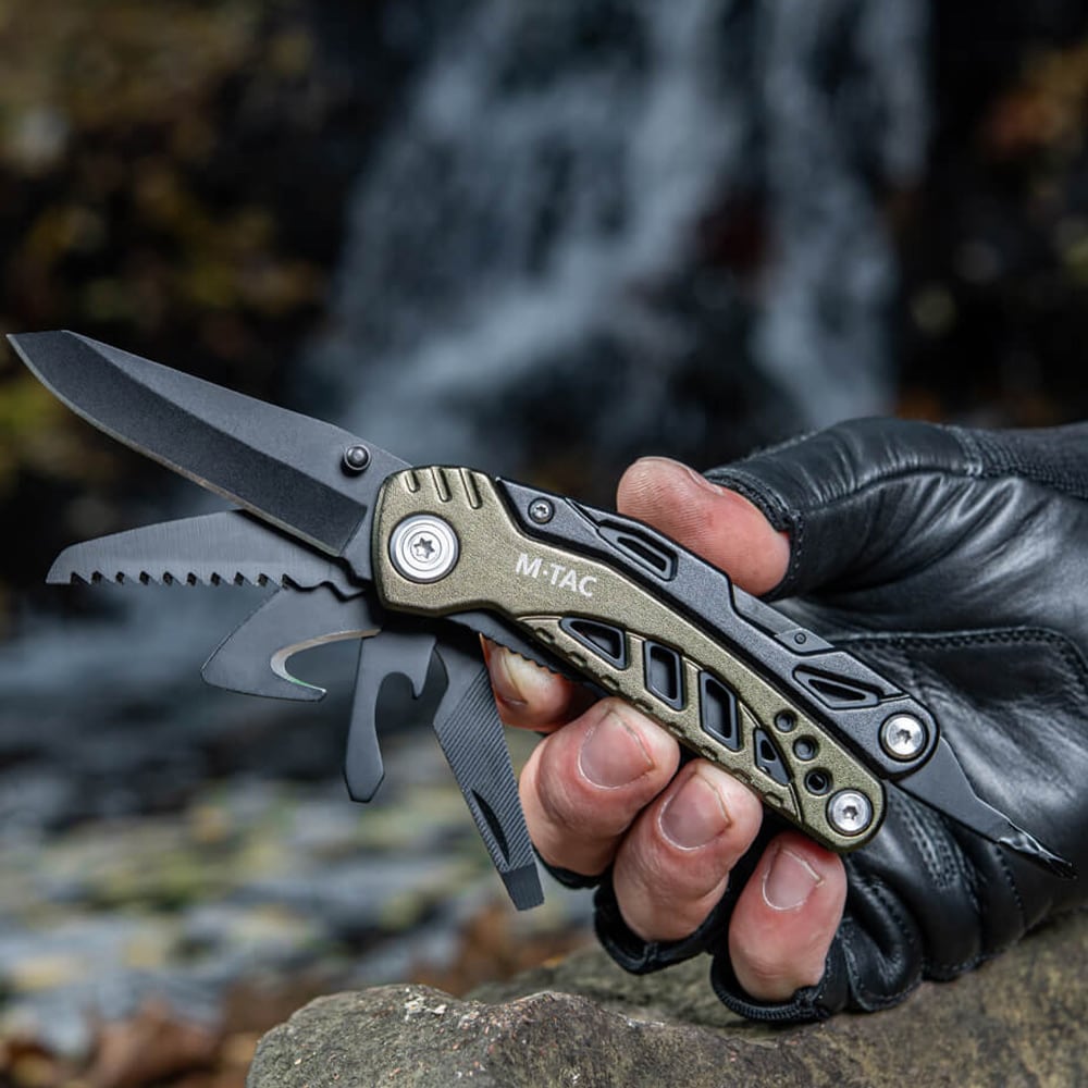 Multitool M-Tac - Green/Black z kaburą