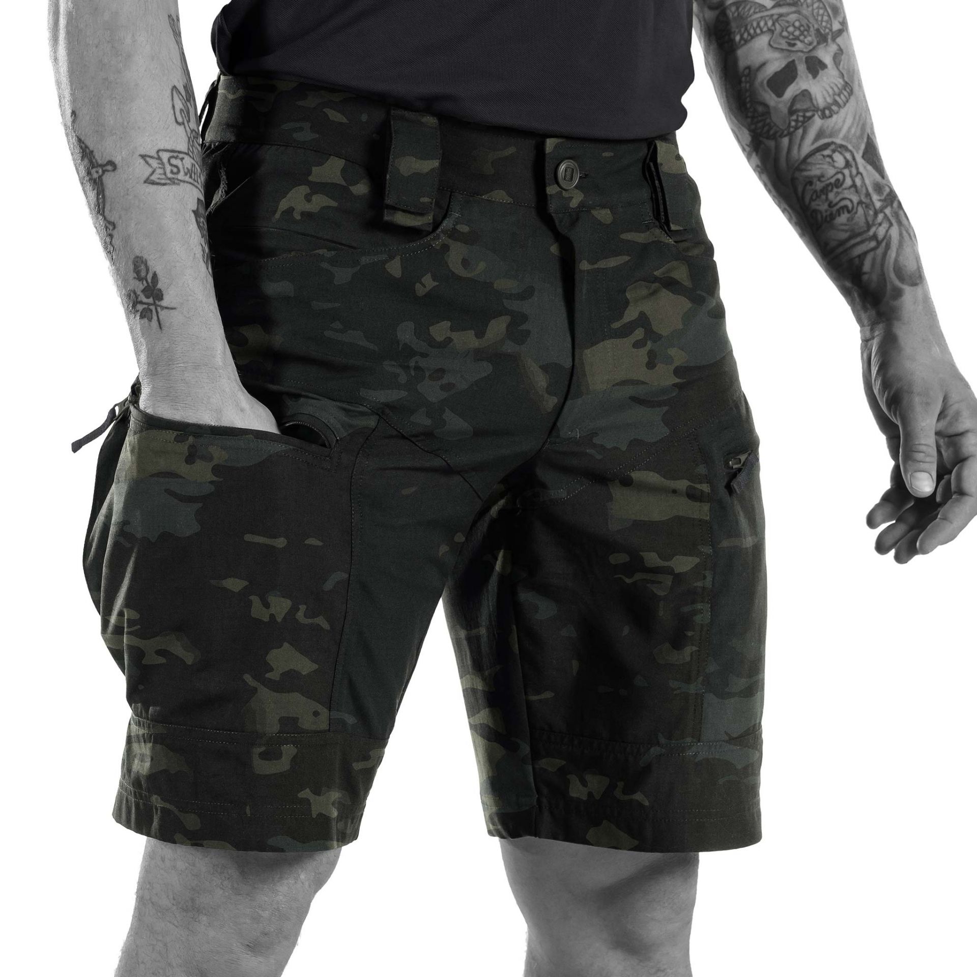 Шорти UF PRO P-40 Ranger Tactical Shorts - MultiCam Black