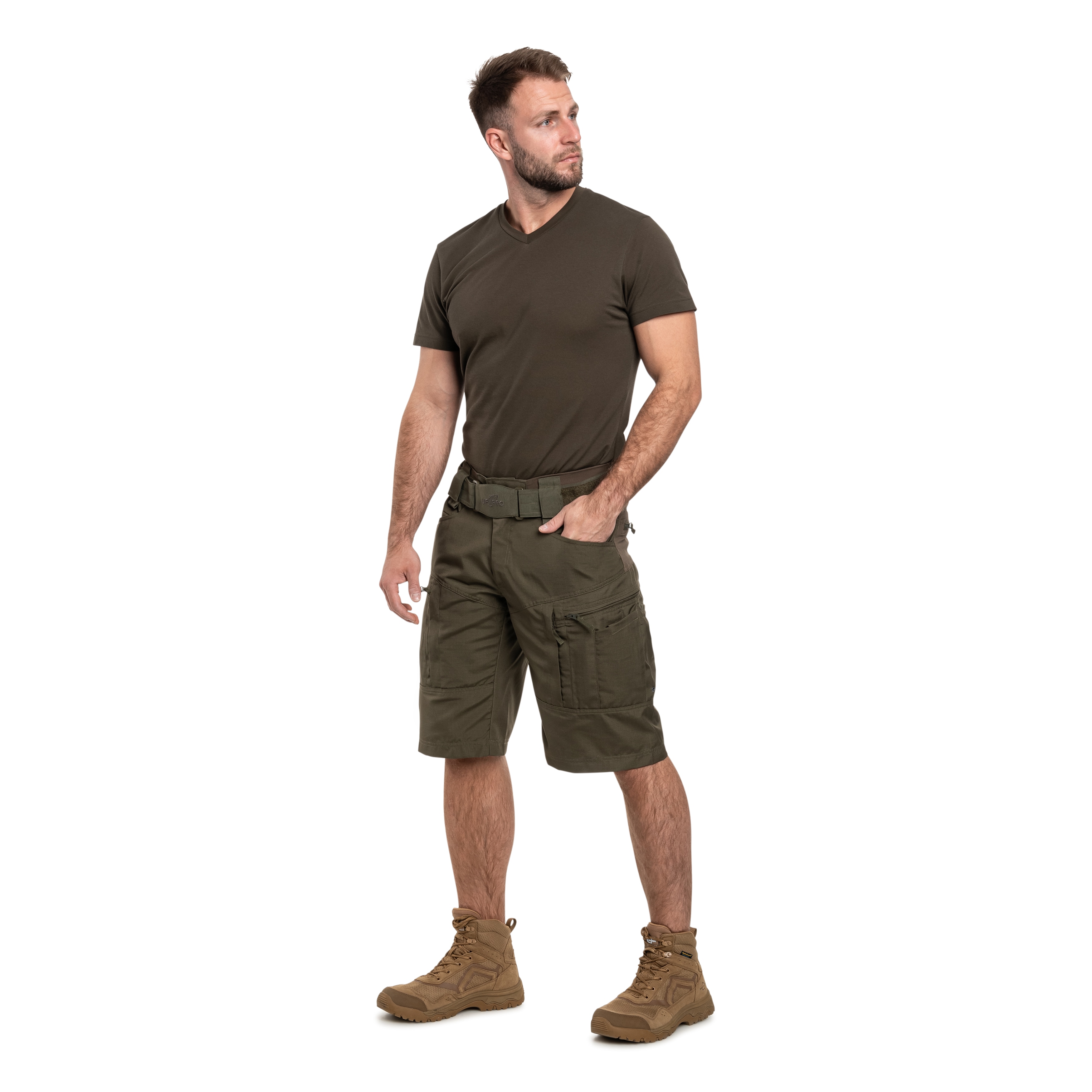 Szorty UF PRO P-40 Gen.2 Tactical - Brown Grey