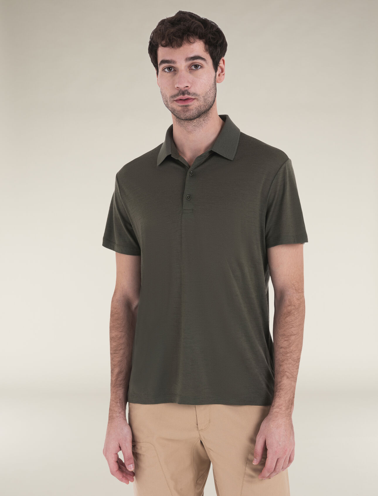Koszulka polo Icebreaker Merino 150 Tech Lite - Loden