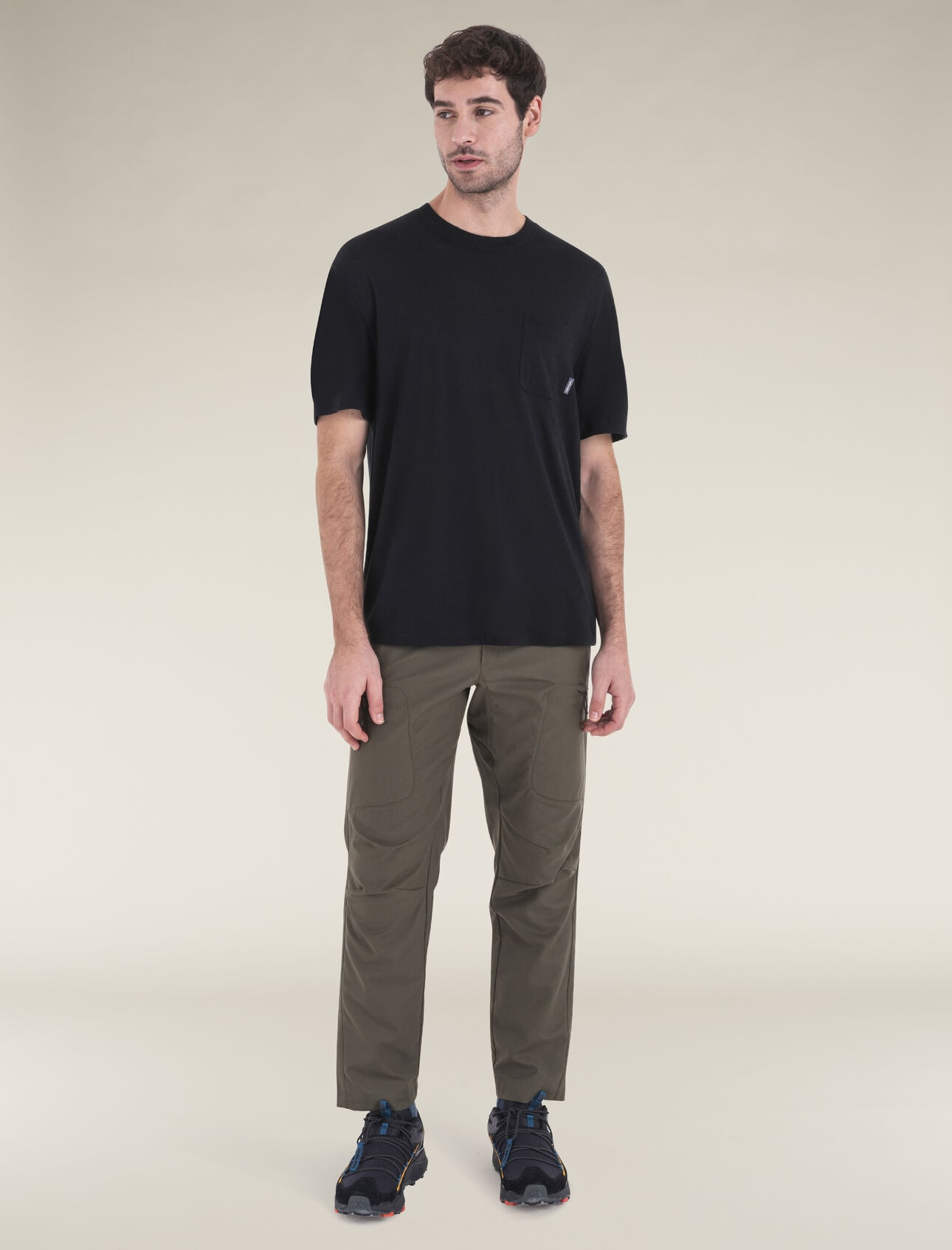 Koszulka T-Shirt Icebreaker Merino 150 Tech Lite Relaxed Pocket - Black