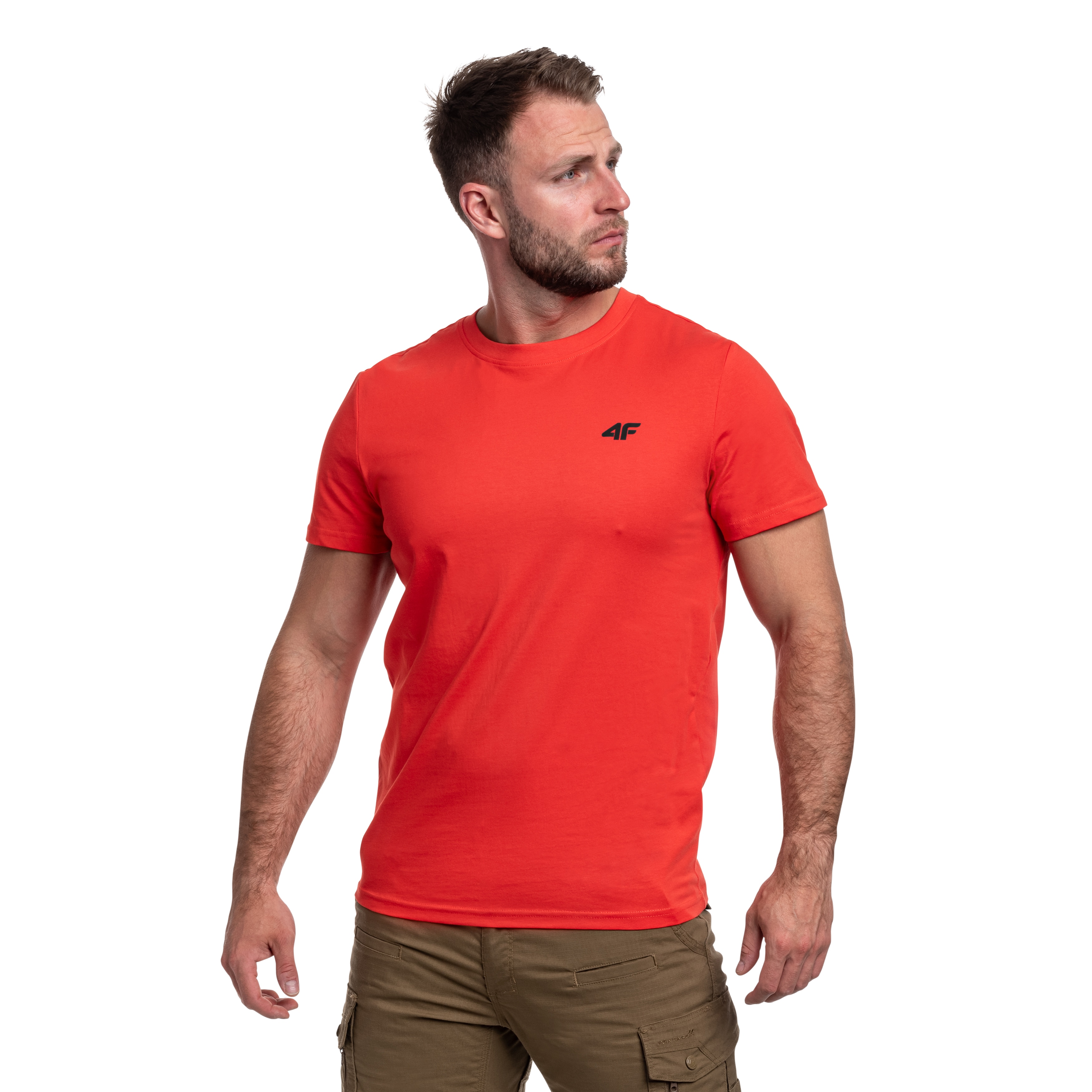 Koszulka T-shirt 4F TTSHM2256 - Czerwona