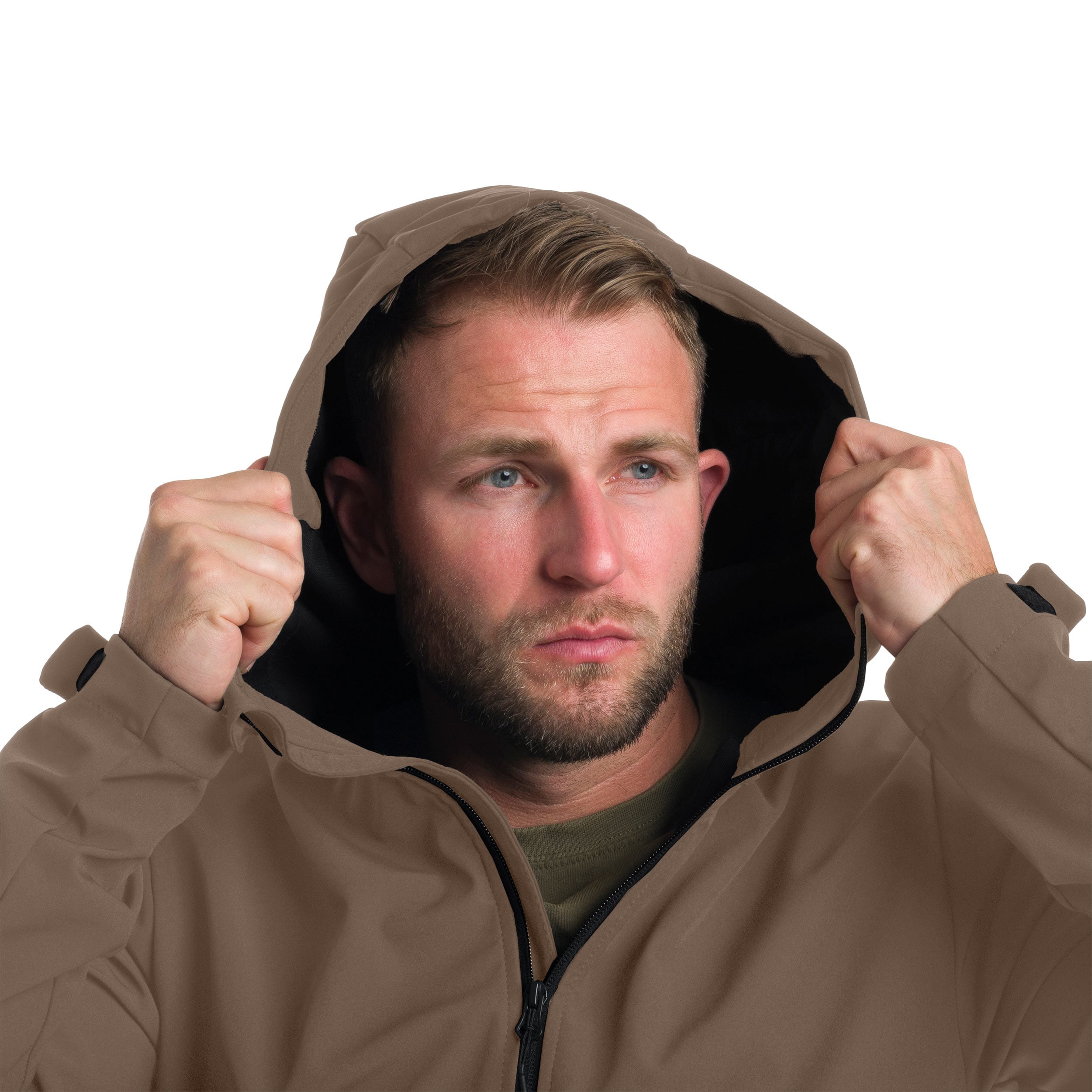 Kurtka 4F Softshell M324 - Brązowa