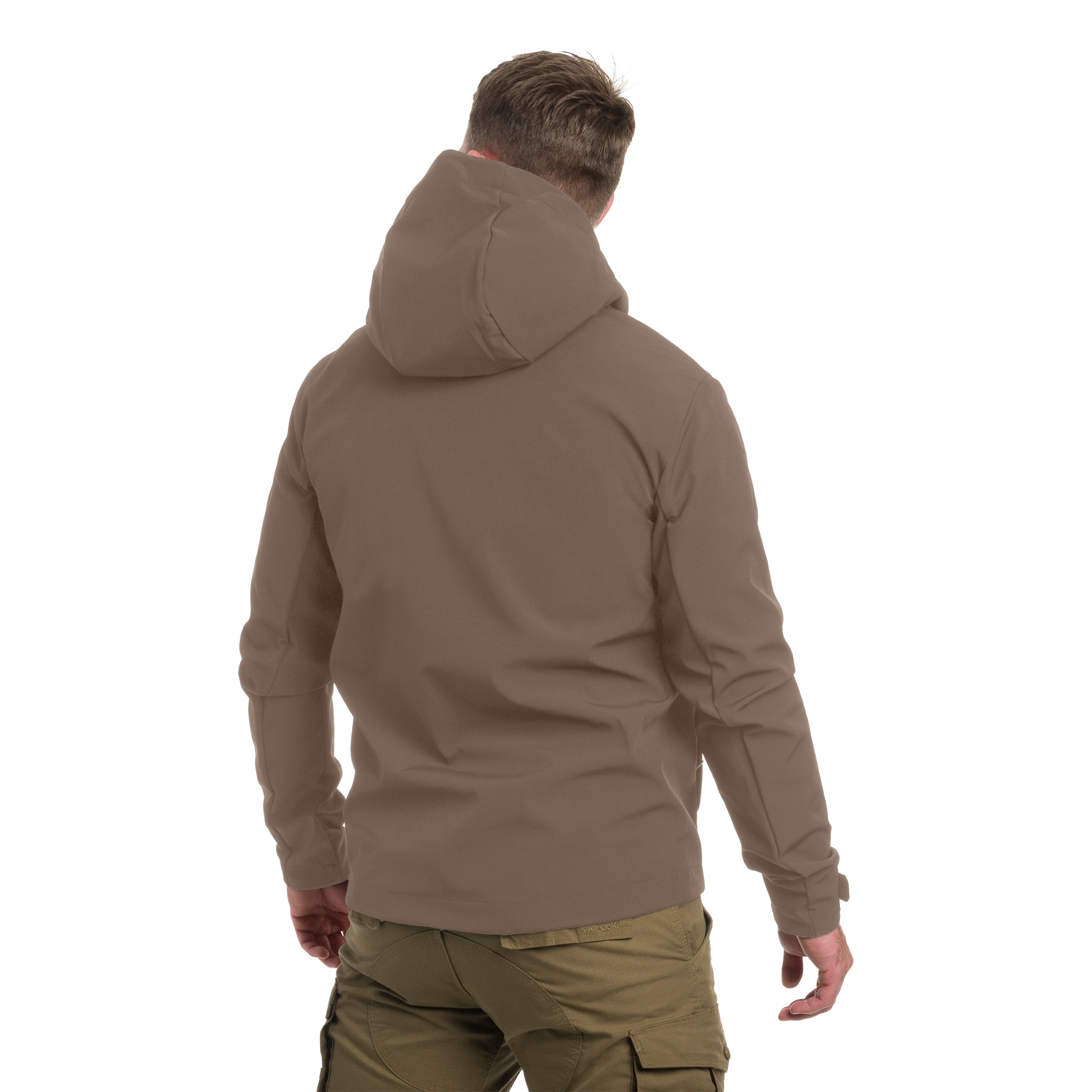 Kurtka 4F Softshell M324 - Brązowa