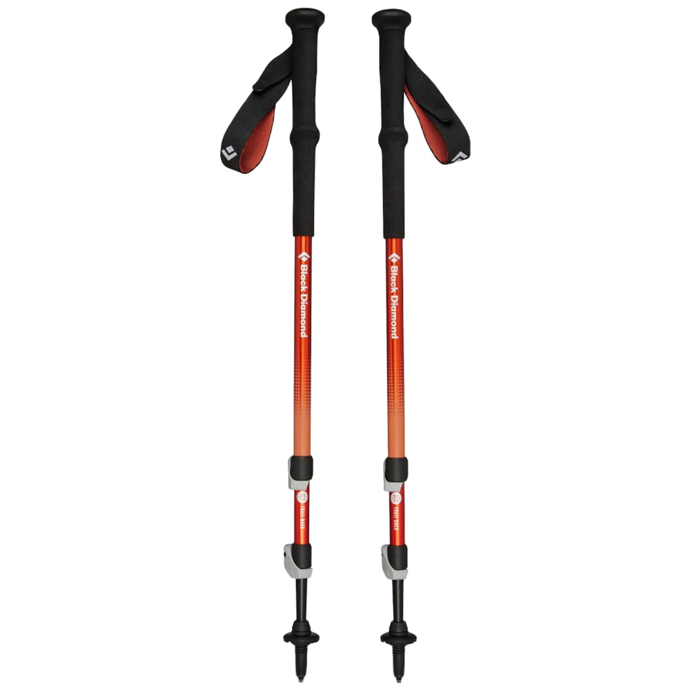 Kije trekkingowe Black Diamond Back Poles - Burnt Sienna
