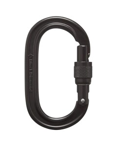 Карабін Black Diamond Oval Keylock SCRWGT - Black Карабін Black Diamond Oval Keylock SCRWGT - Black
