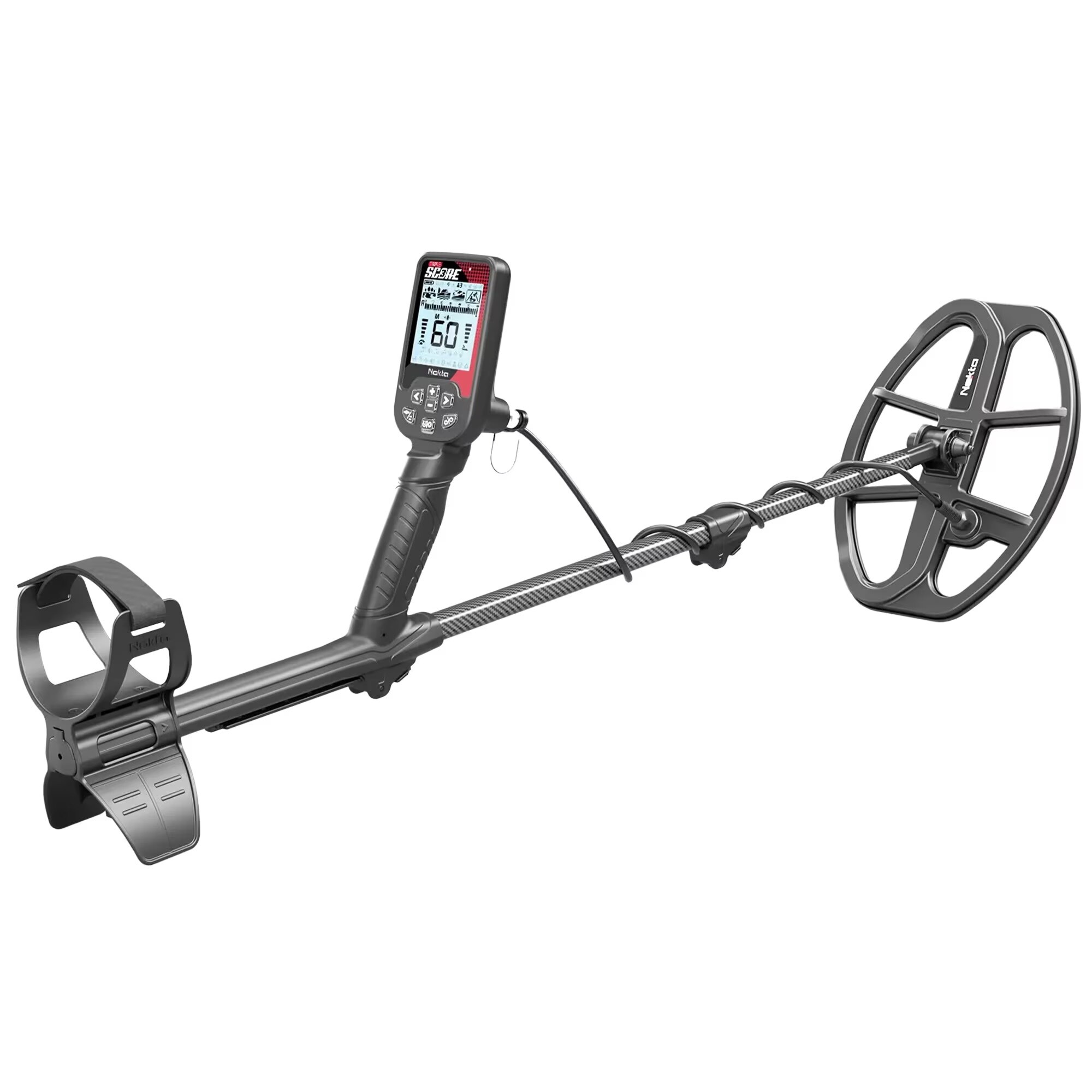 Wykrywacz metali Nokta Triple Score + słuchawki bezprzewodowe Nokta Bluetooth + cewka SC24 + saperka Badger Outdoor Forces Shovel - zestaw